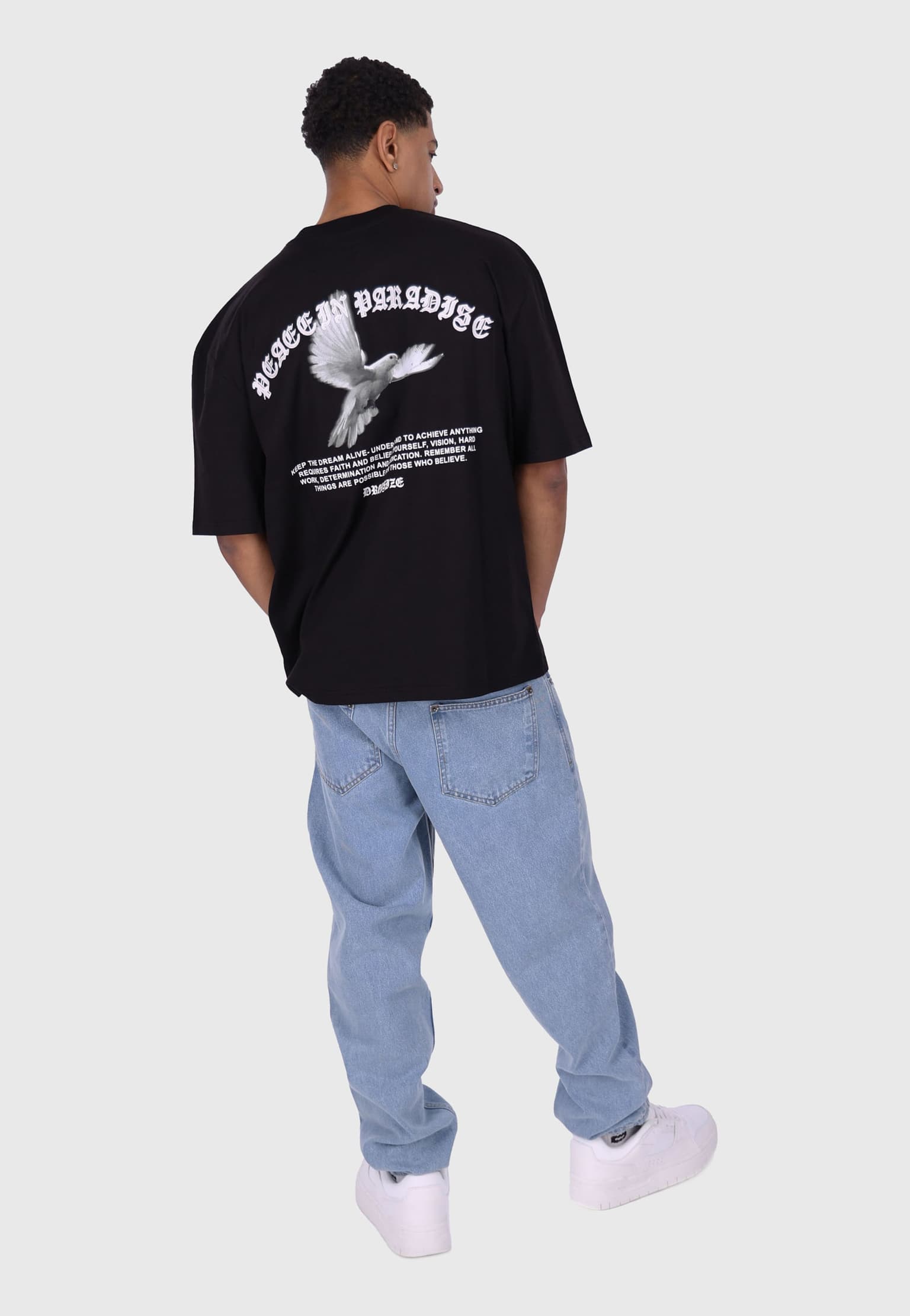 Dropsize HEAVY OVERSIZED PEAVE DOVE T-SHIRT – Bild 3