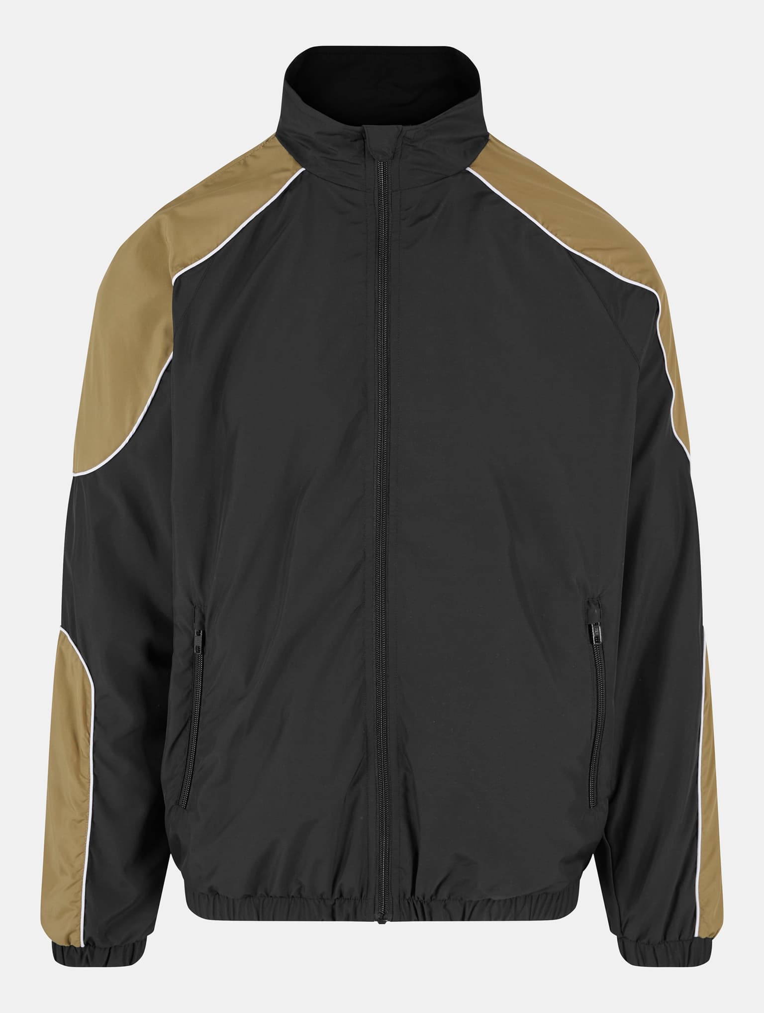 Urban Classics Piped Track Übergangsjacke – Bild 4