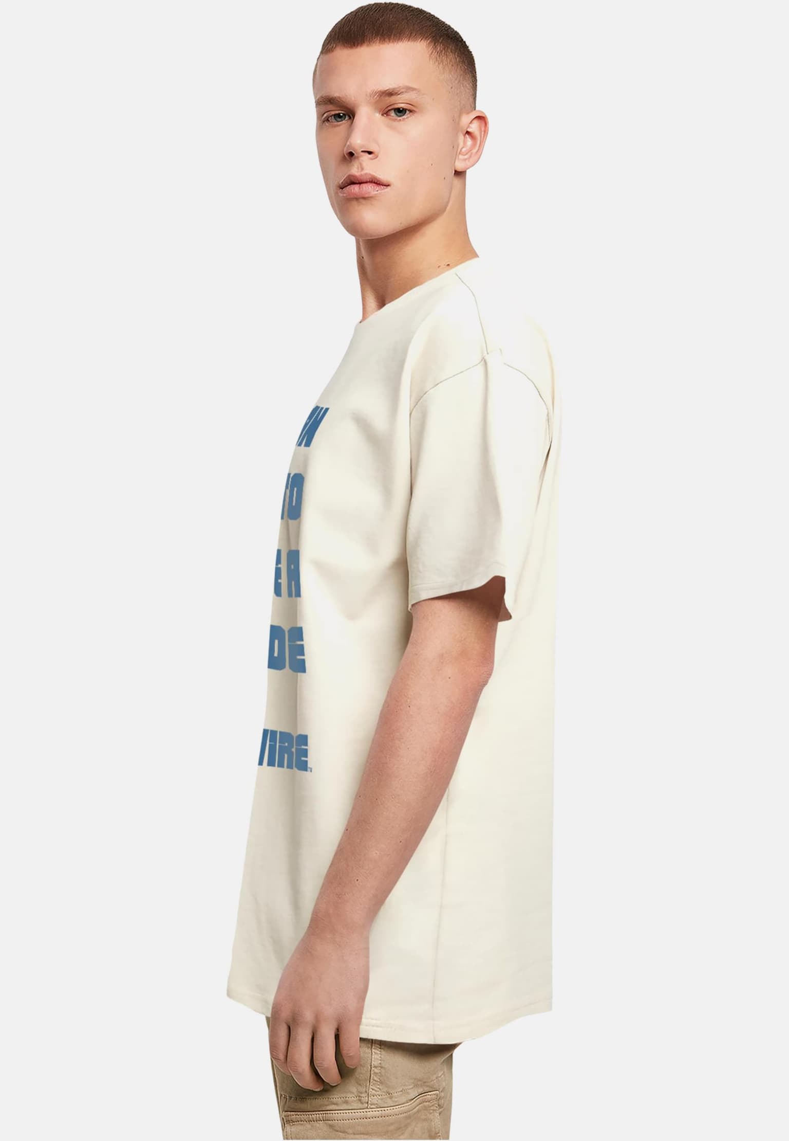 Merchcode The Wire A Man Heavy Oversize Tee – Bild 3