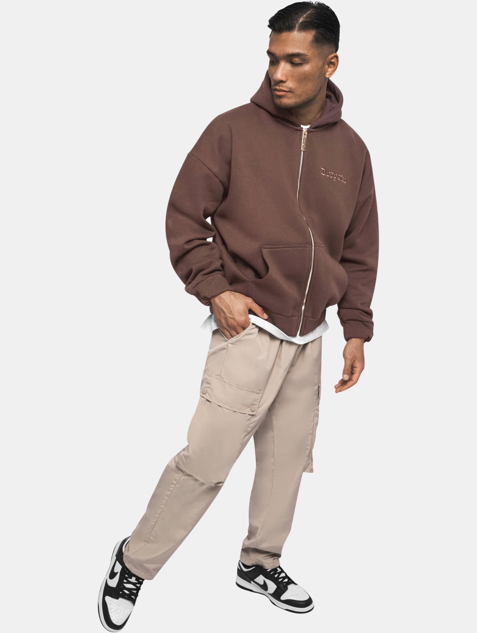 Dropsize Super Heavy Oversized Zip-Hoodie – Bild 3
