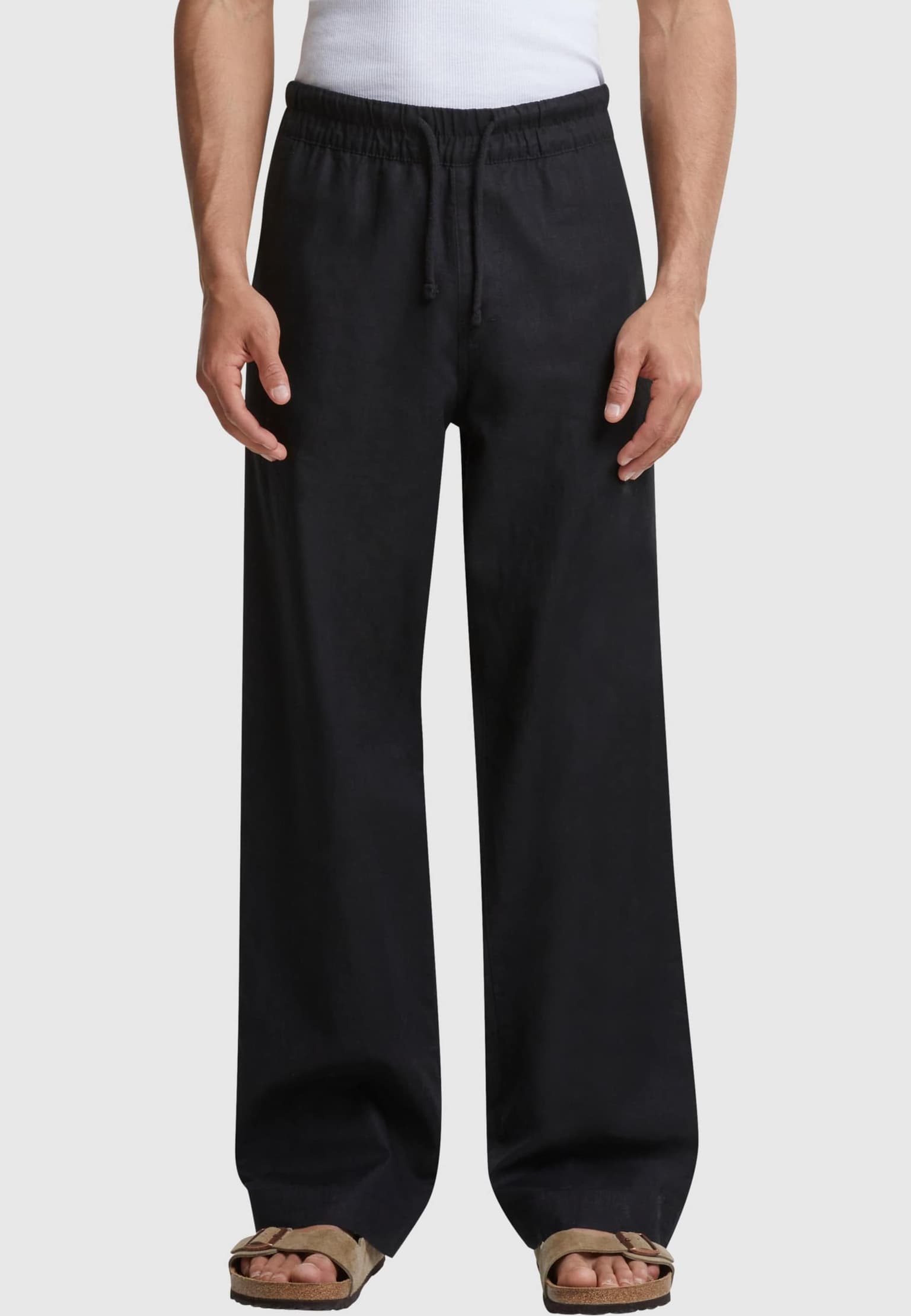 Urban Classics Loose Cotton Linen Pants – Bild 3