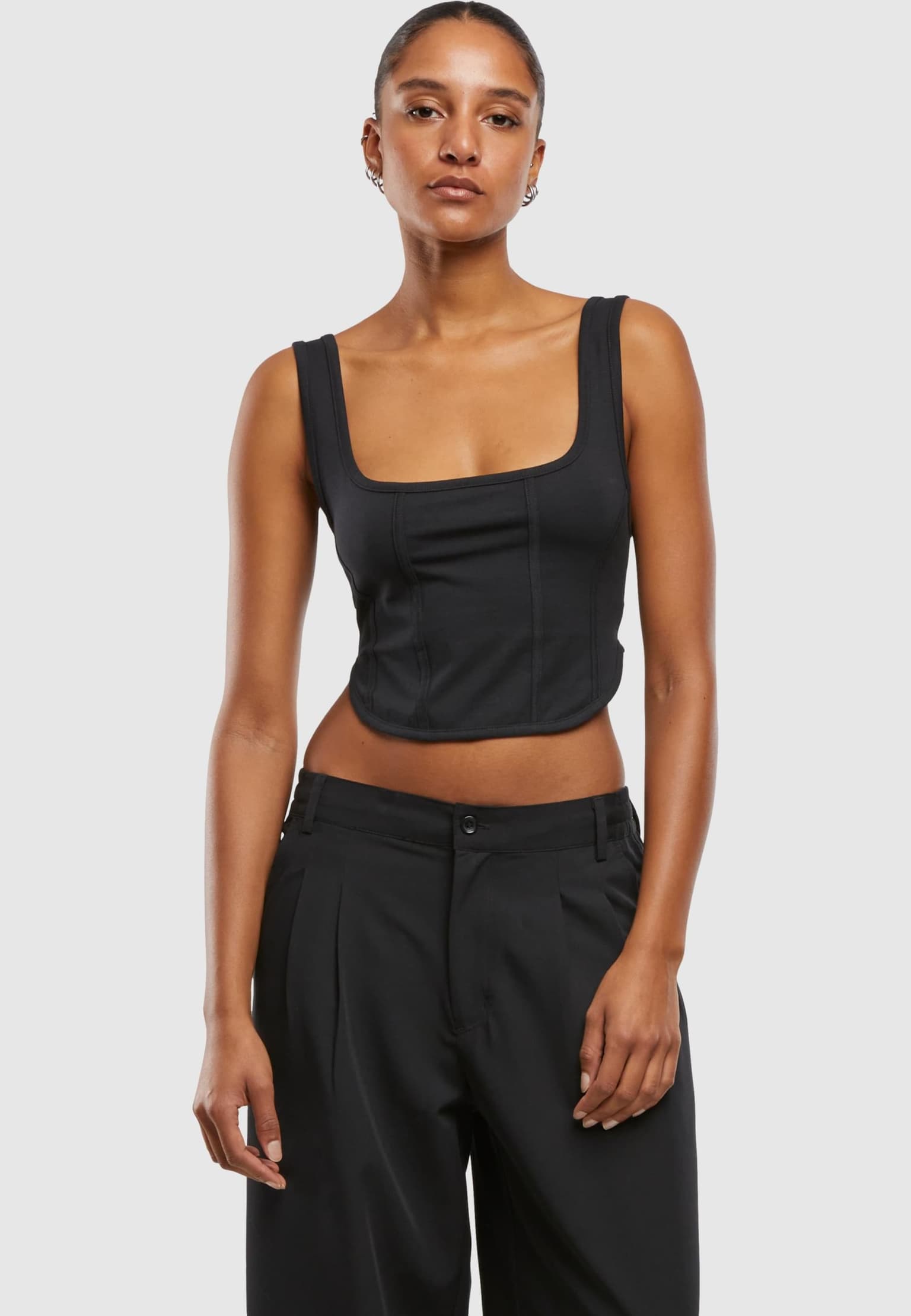 Urban Classics Ladies Jersey Corsage Top