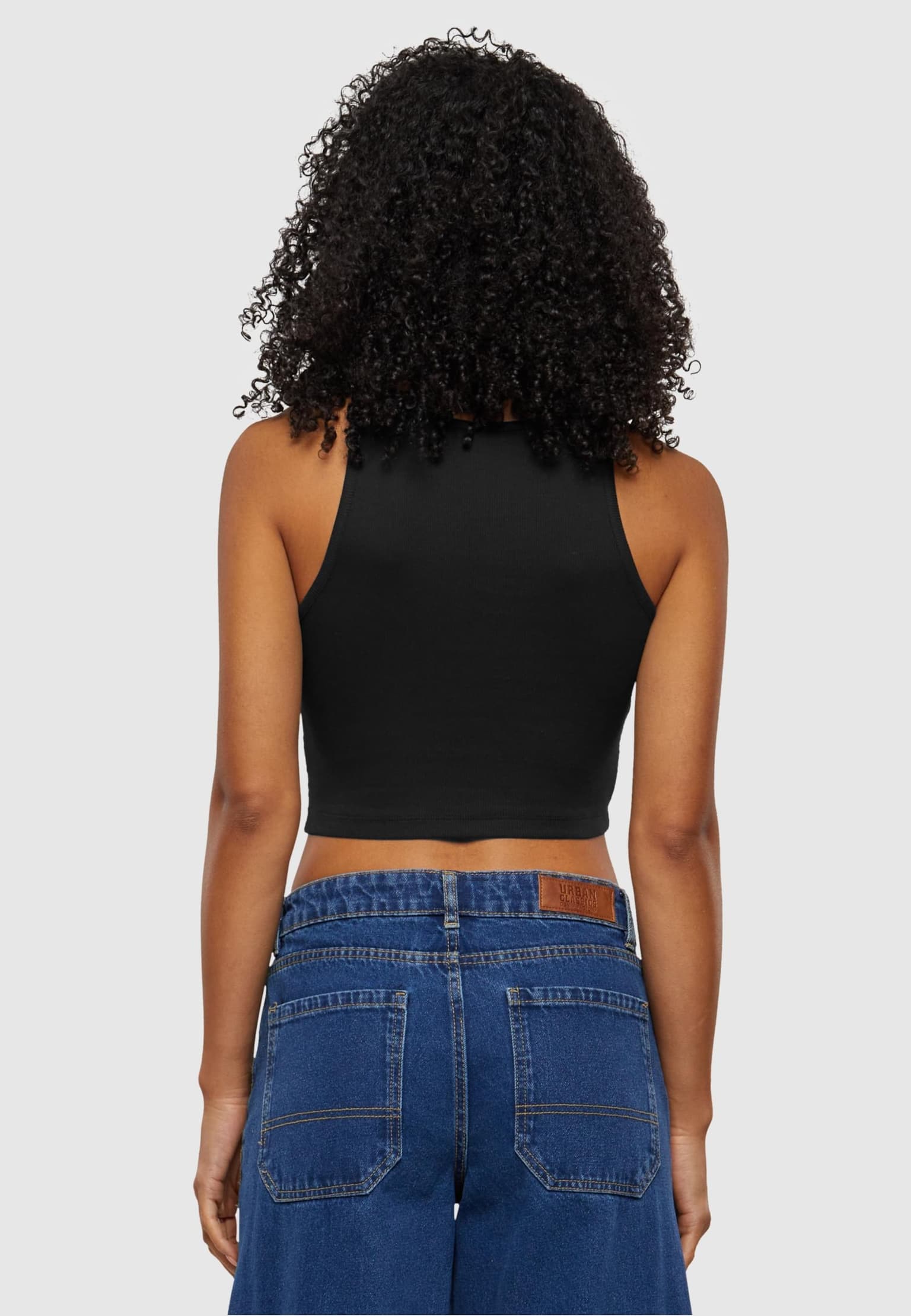 Urban Classics Ladies Essentials Cropped Rib Top – Bild 2