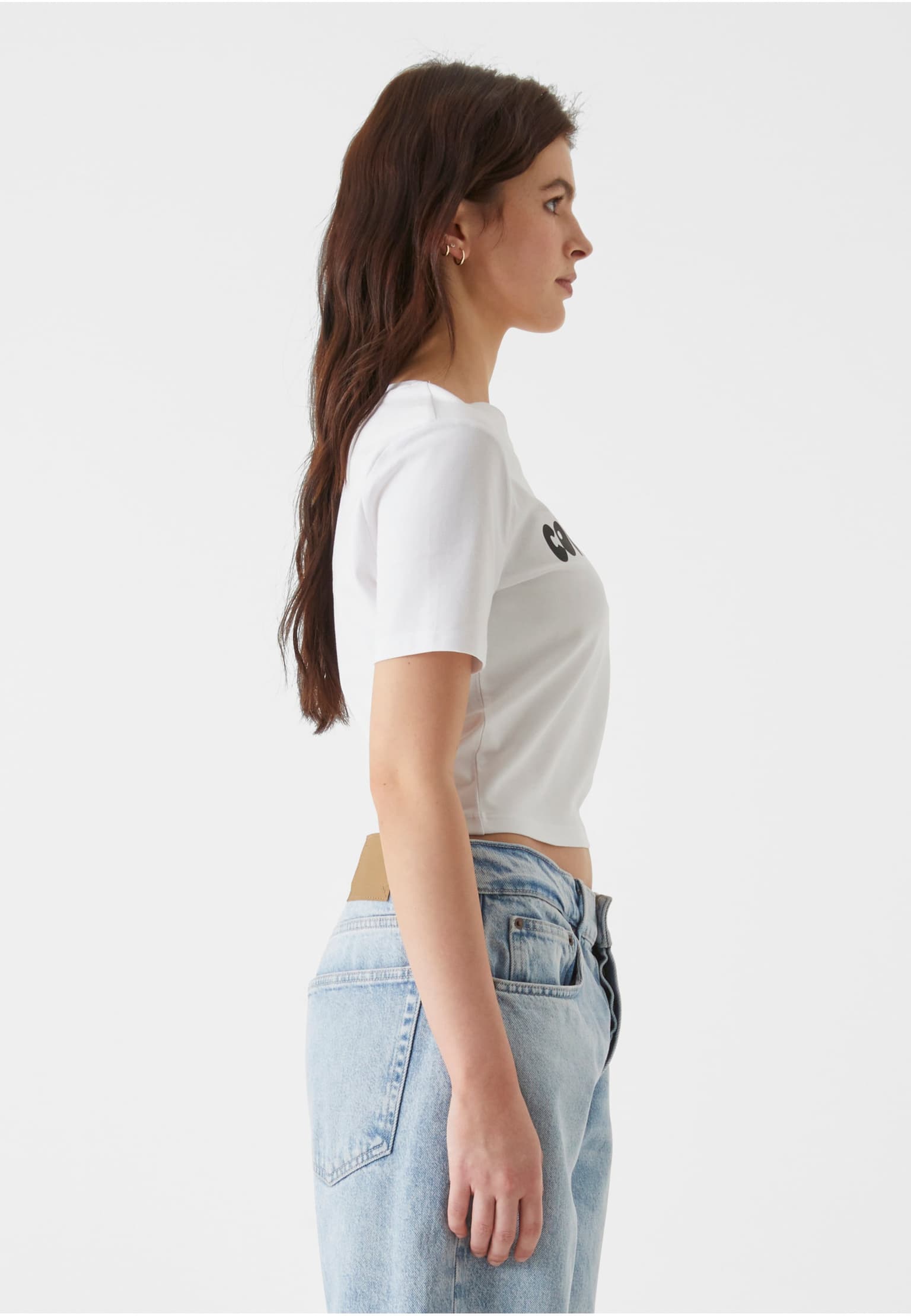 Lost Youth Ladies Cropped Tee - Cowboy Pillows – Bild 4