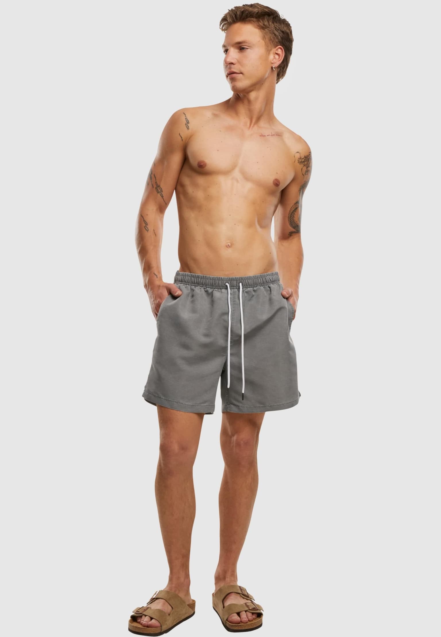 Urban Classics Washed Swim Short – Bild 4