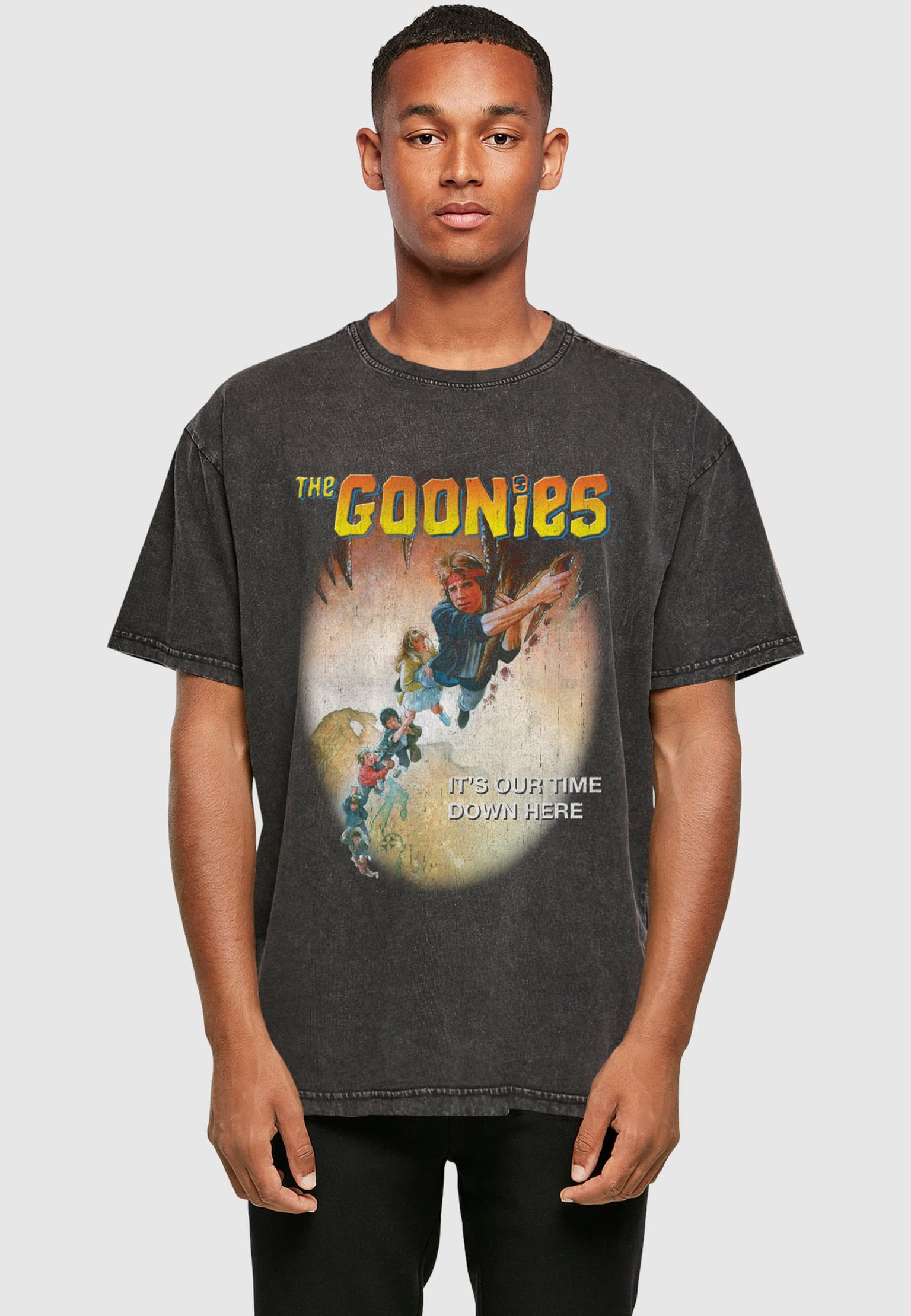 Merchcode The Goonies Our Time Acid Wash Loose Tee