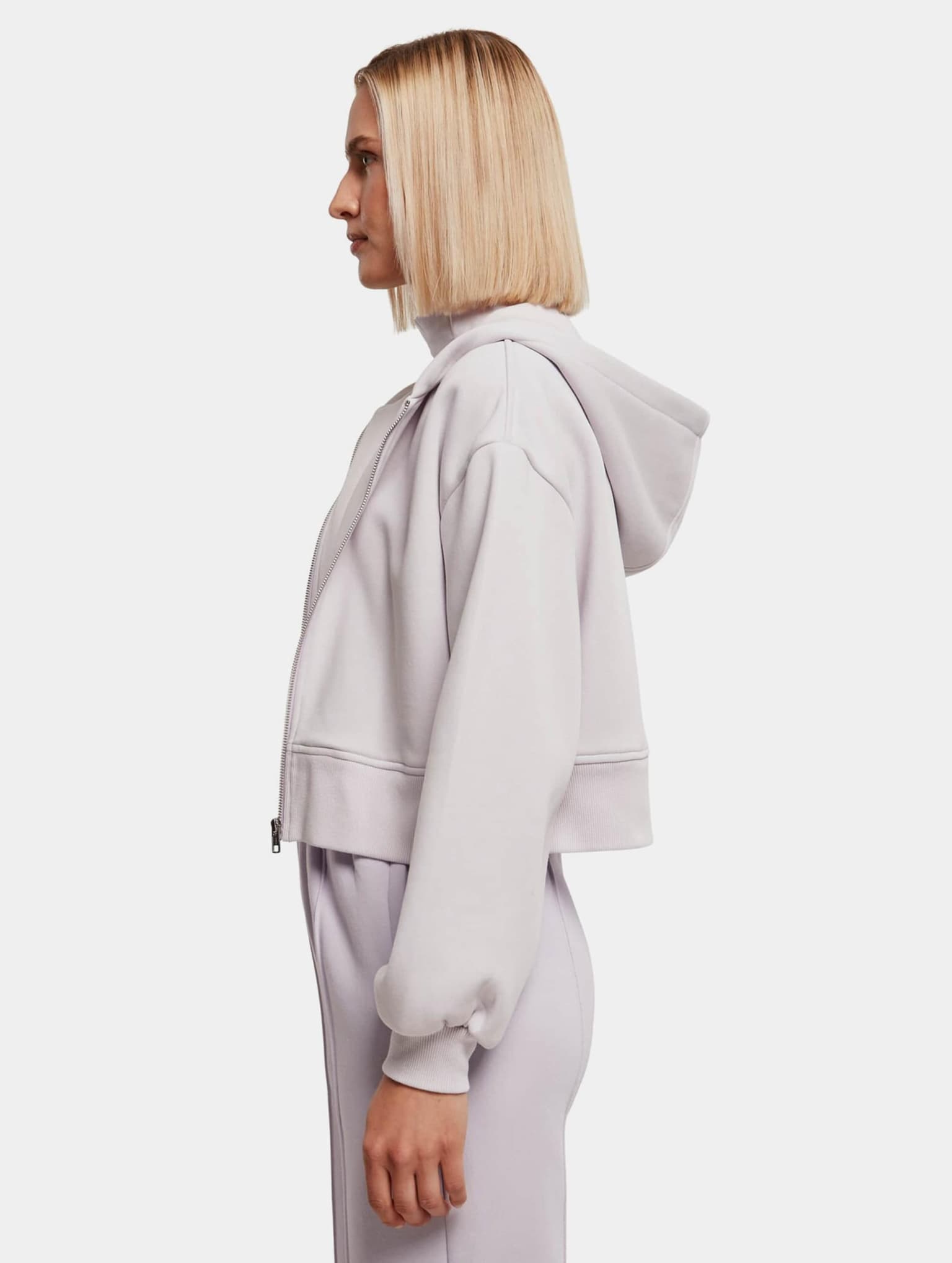 Urban Classics Ladies Short Oversized Zip Jacket – Bild 3
