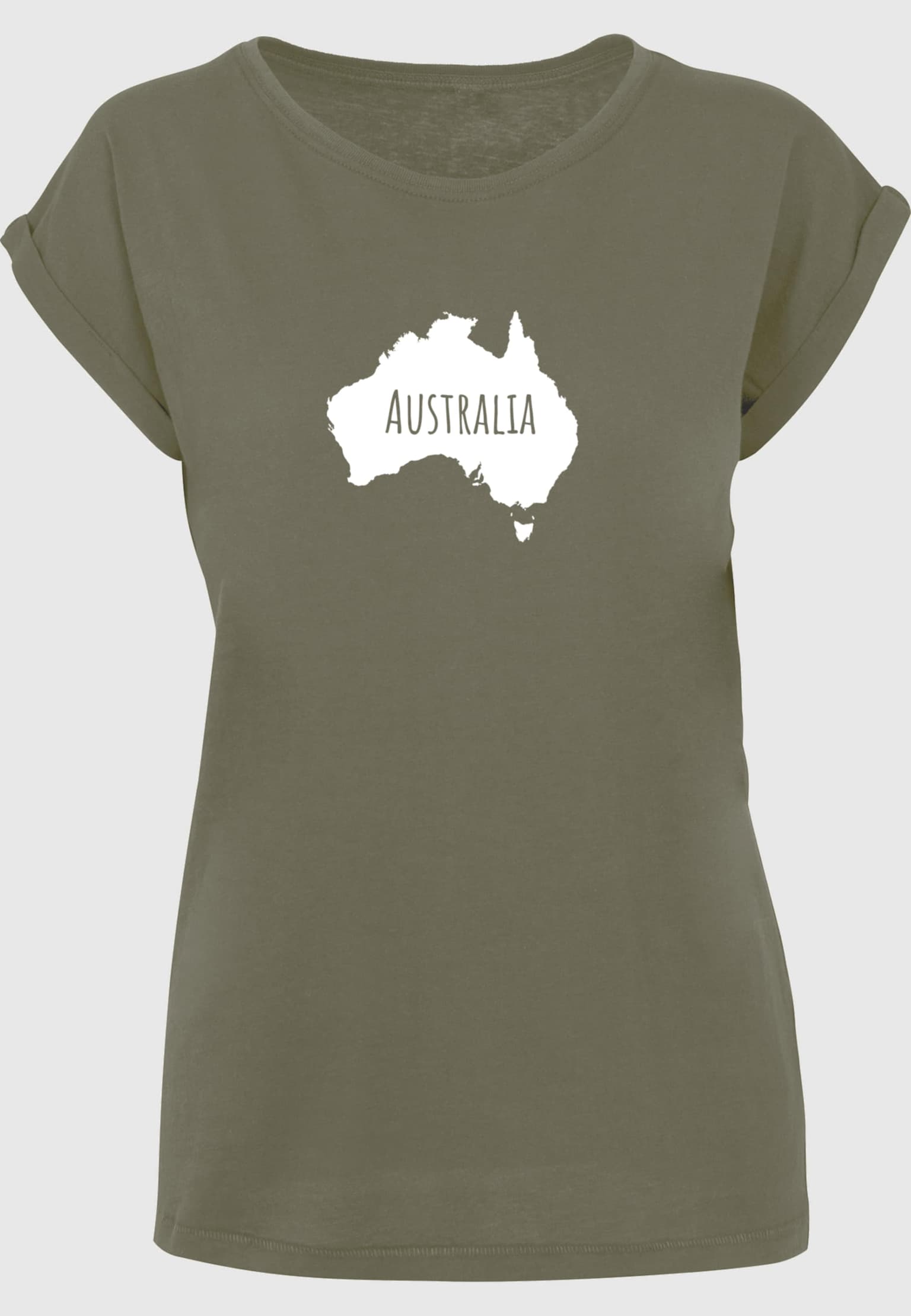 Merchcode Ladies Australia X Extended Shoulder Tee – Bild 3