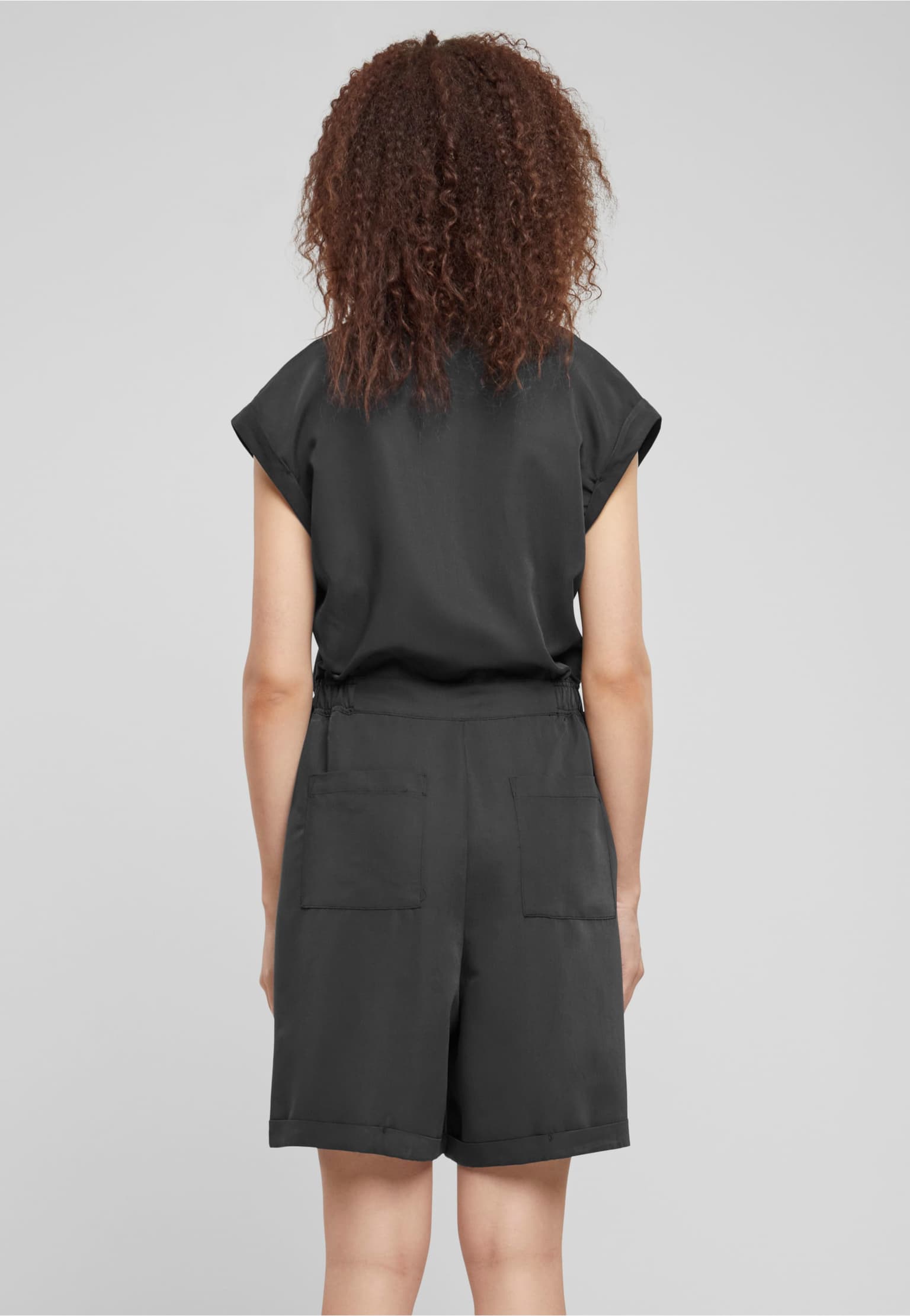 Urban Classics Ladies Viscose Twill Jumpsuit – Bild 2