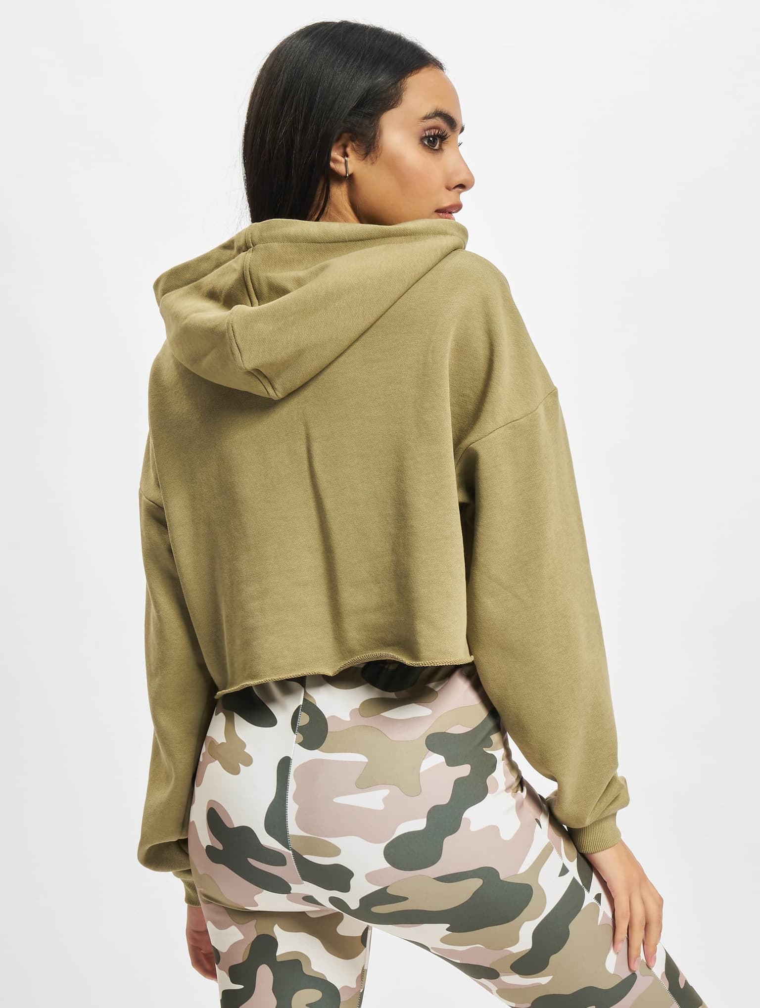 Urban Classics Ladies Oversized Cropped Hoody – Bild 2