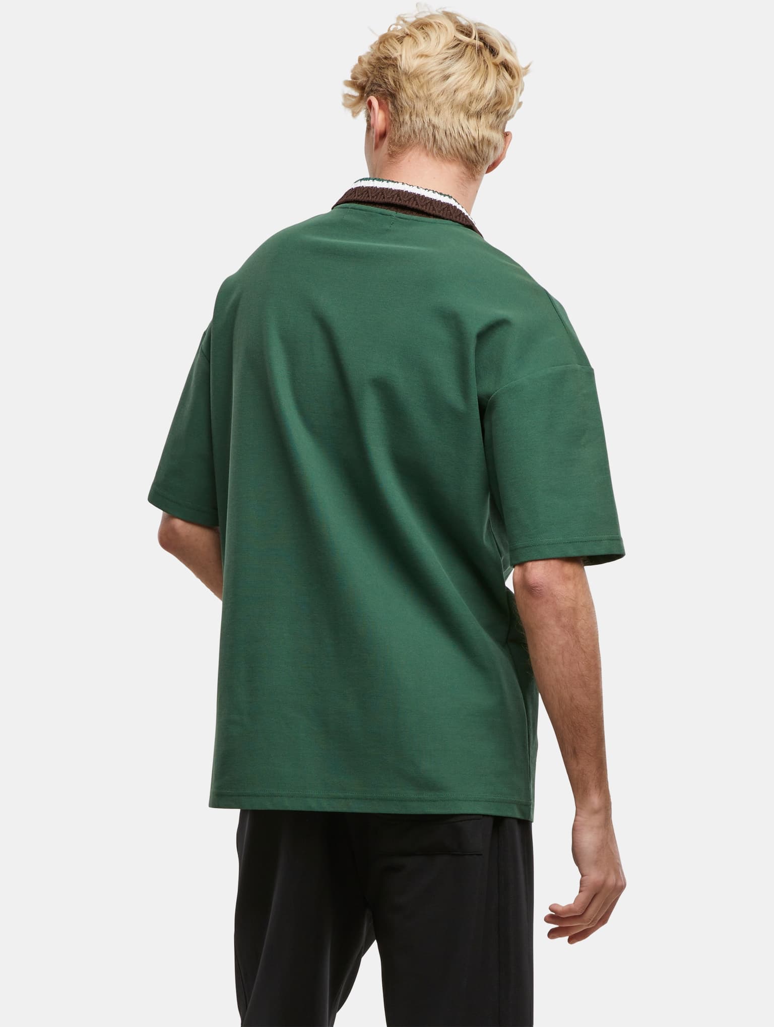 Another Cotton Lab ACL Knit Collar Oversized Polo – Bild 2