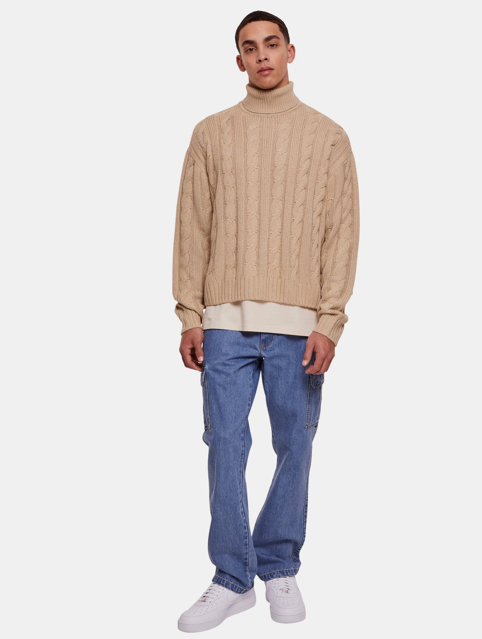Urban Classics Boxy Roll Neck Sweater – Bild 4