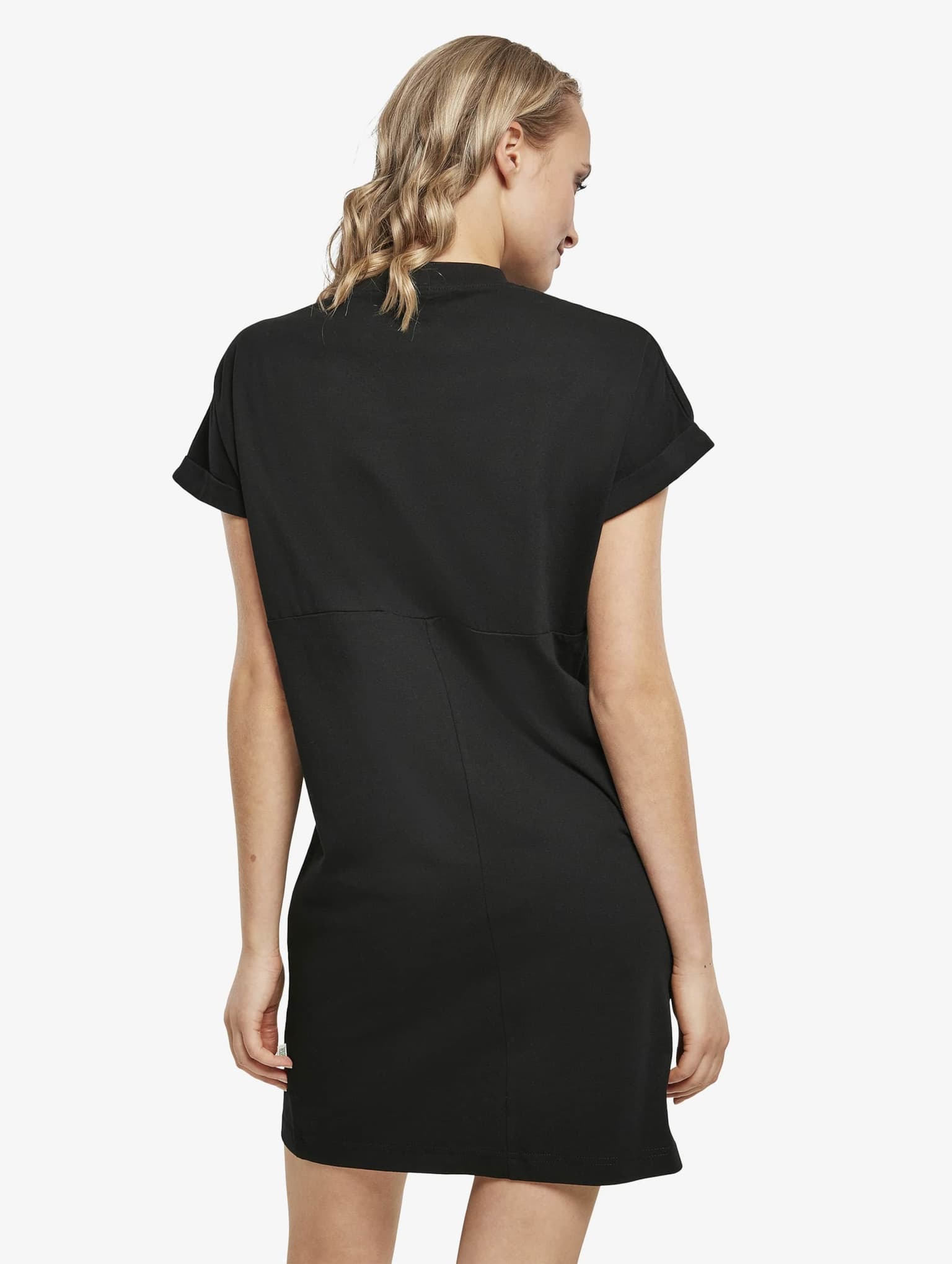 Urban Classics Ladies Essentials Cotton Cut On Sleeve Tee Dress – Bild 2