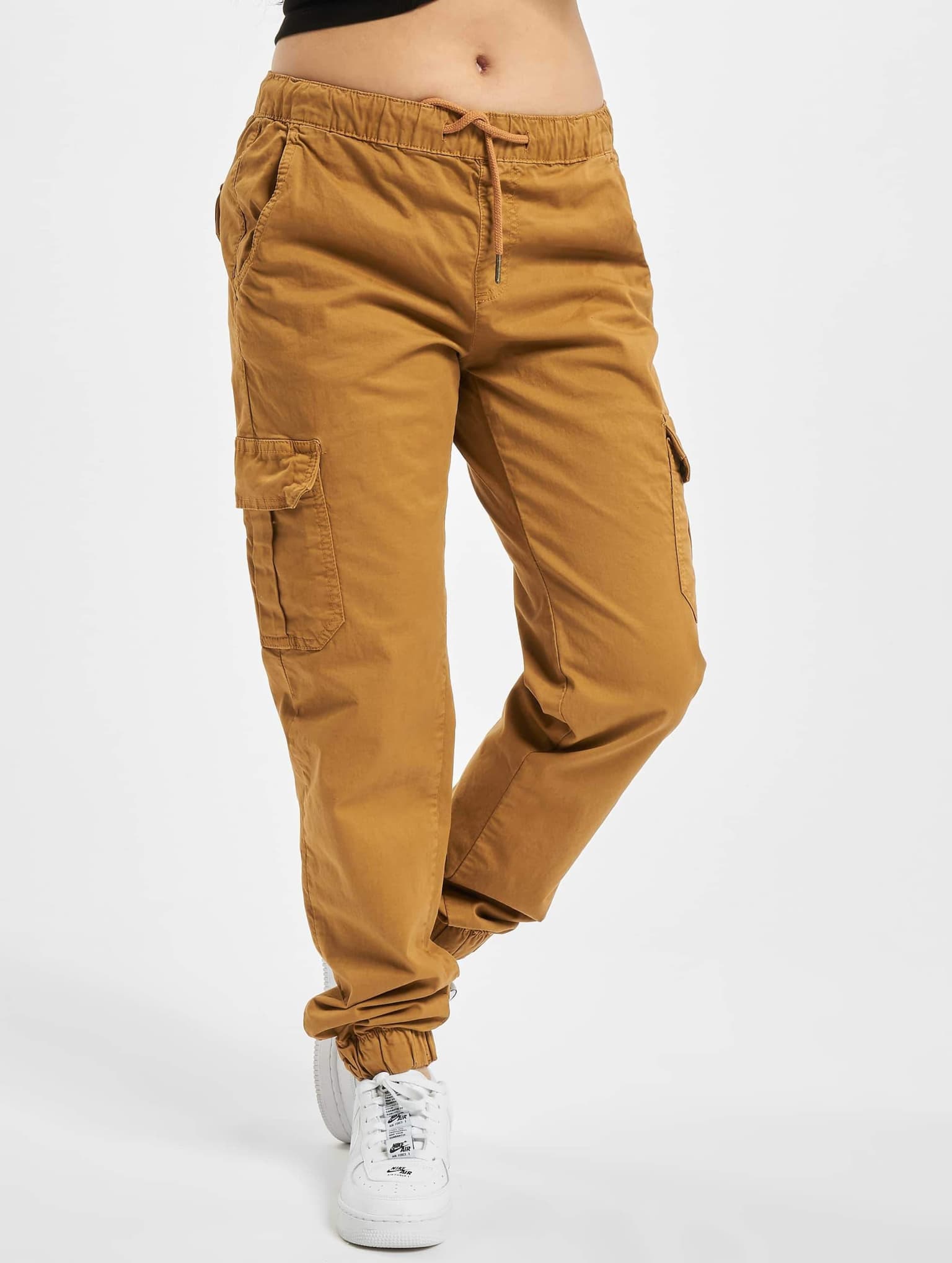Urban Classics Ladies High Waist Cargo Jogging Pants – Bild 3