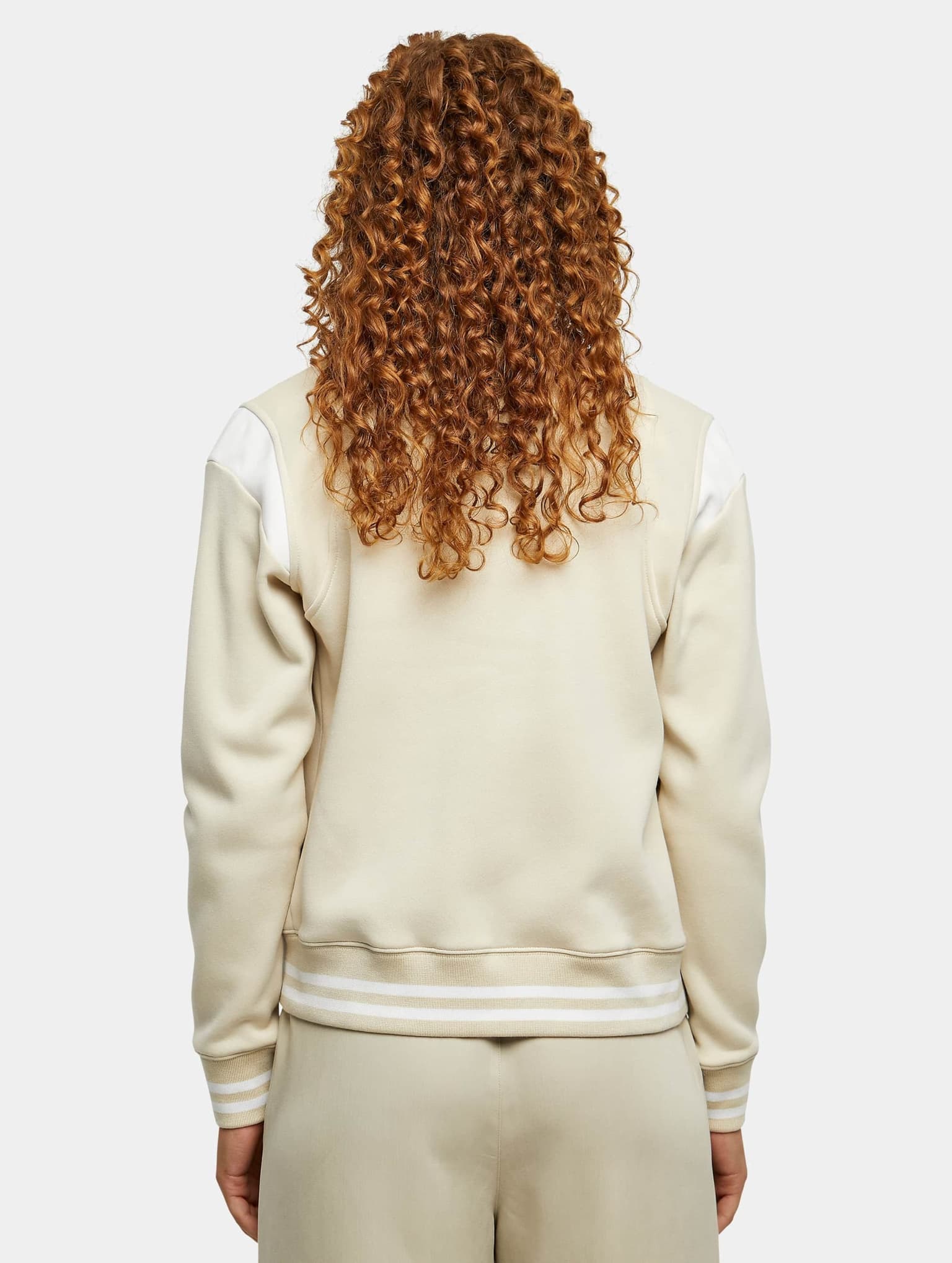 Urban Classics Ladies Inset College Sweat Jacket – Bild 2