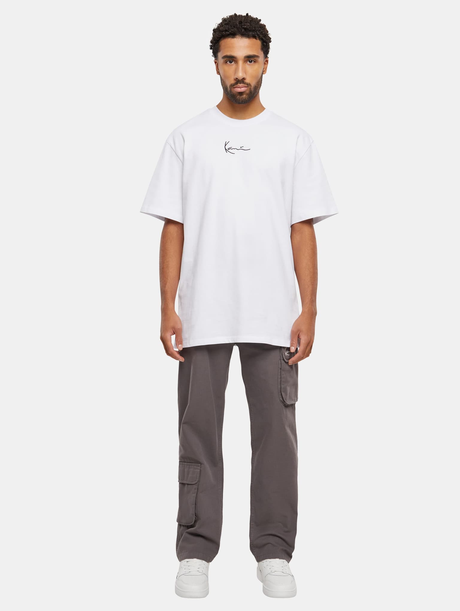 KM241-082-3 Karl Kani Small Signature Washed Ribstop Cargo Pants – Bild 4