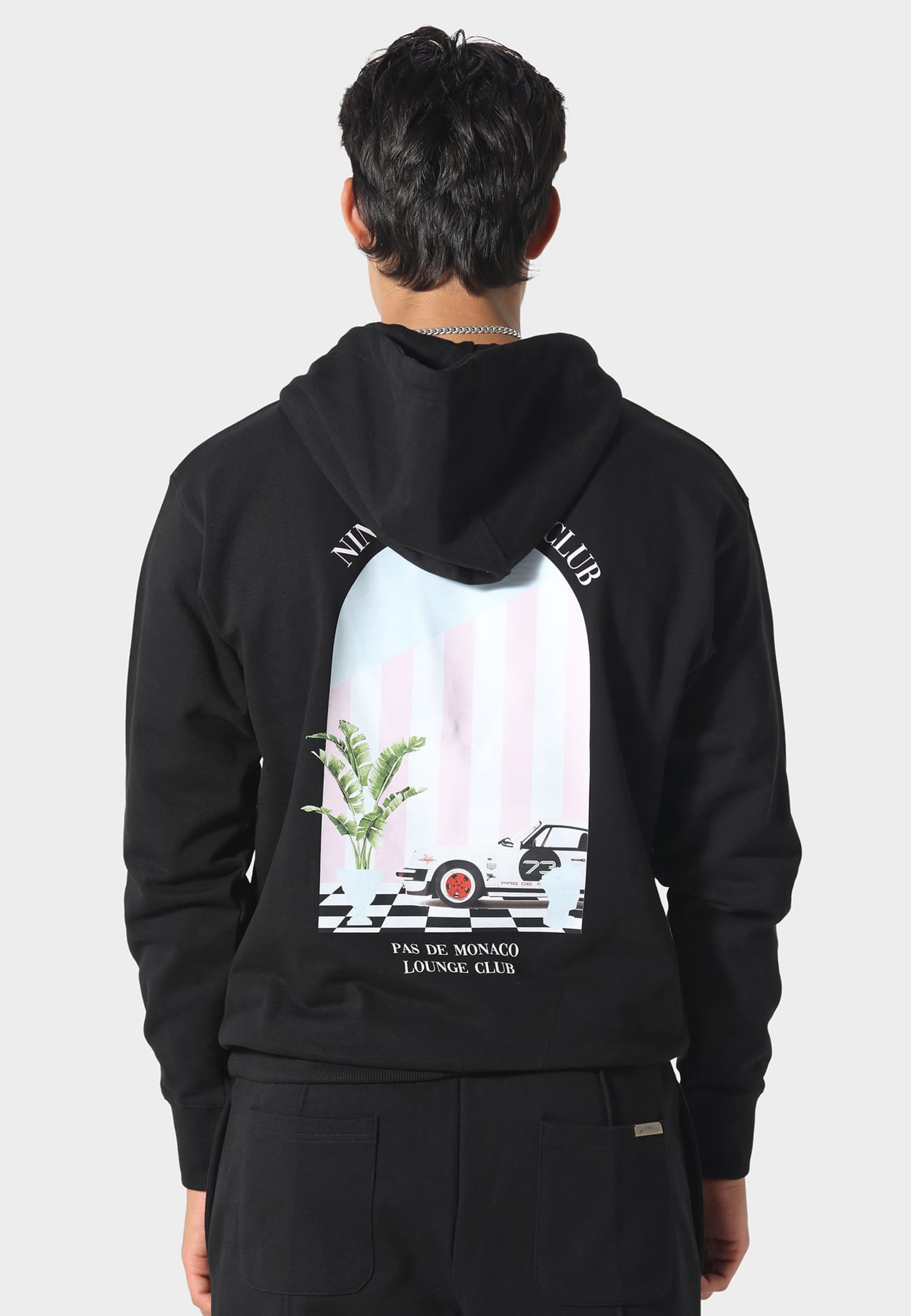 Pas De Monaco 911 CLUB HOODY – Bild 2