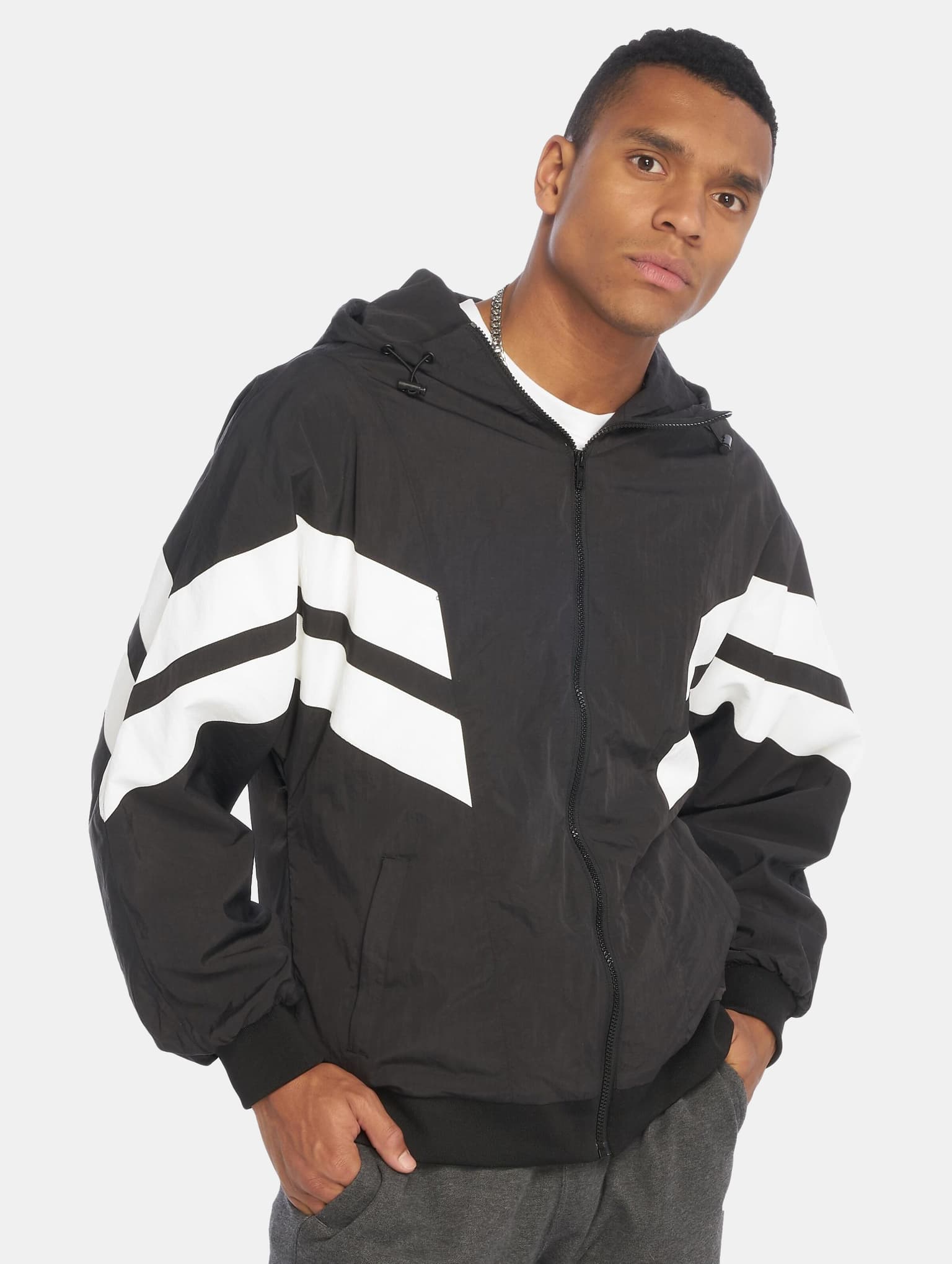 Urban Classics Crinkle Panel Track Jacket – Bild 4
