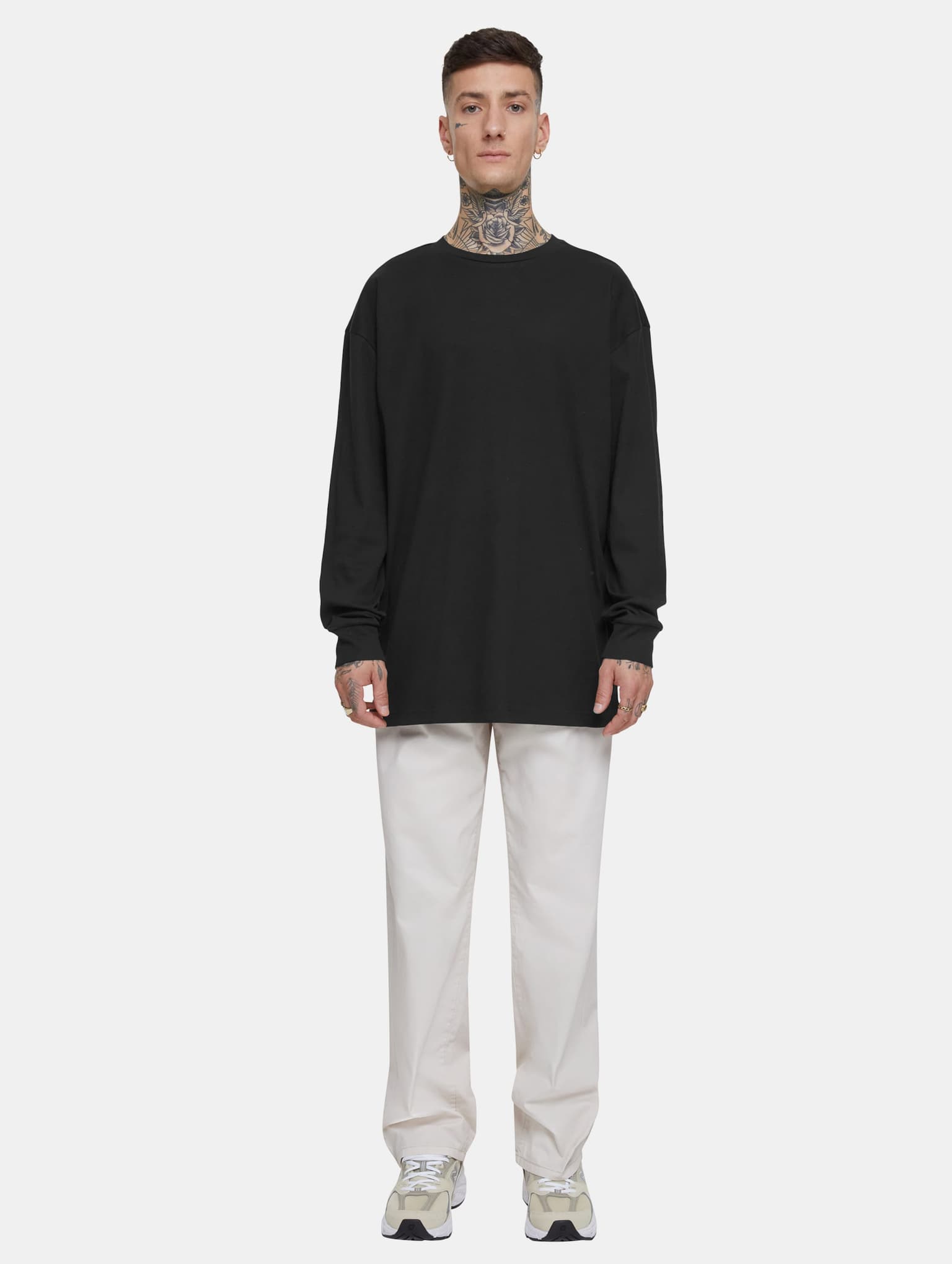 Urban Classics Essentials Boxy Rib Longsleeve – Bild 3
