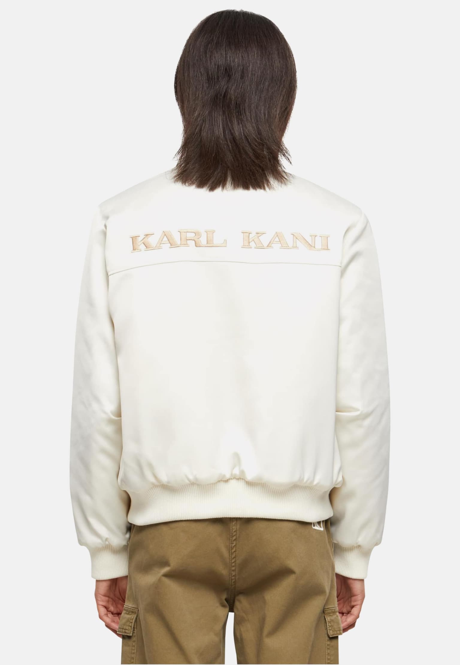 Karl Kani KK Og Satin Bomber Jacket – Bild 2