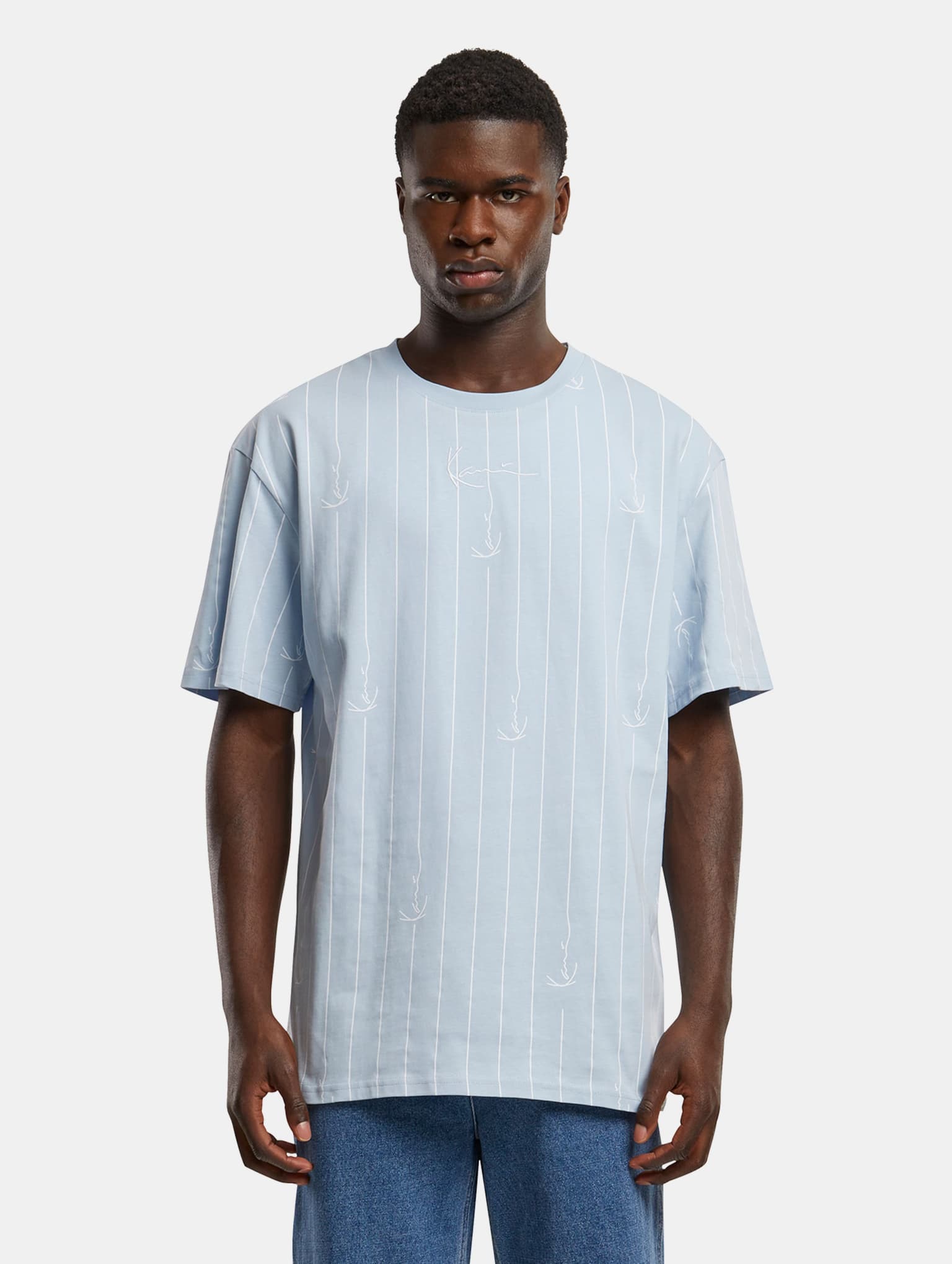 Karl Kani Small Signature Logo Prinstripe T-Shirt – Bild 3