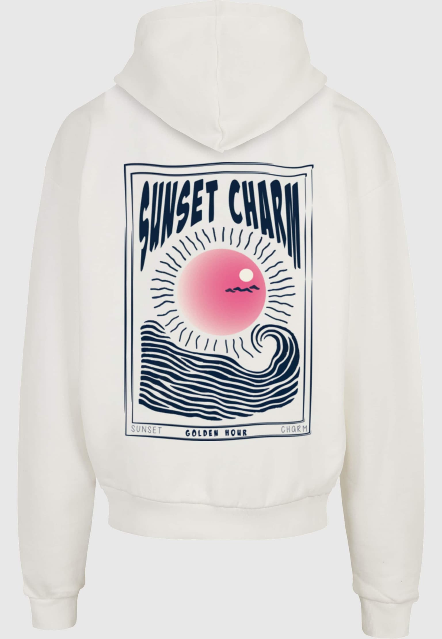Merchcode Sunset Charm Oversized Hoody – Bild 4