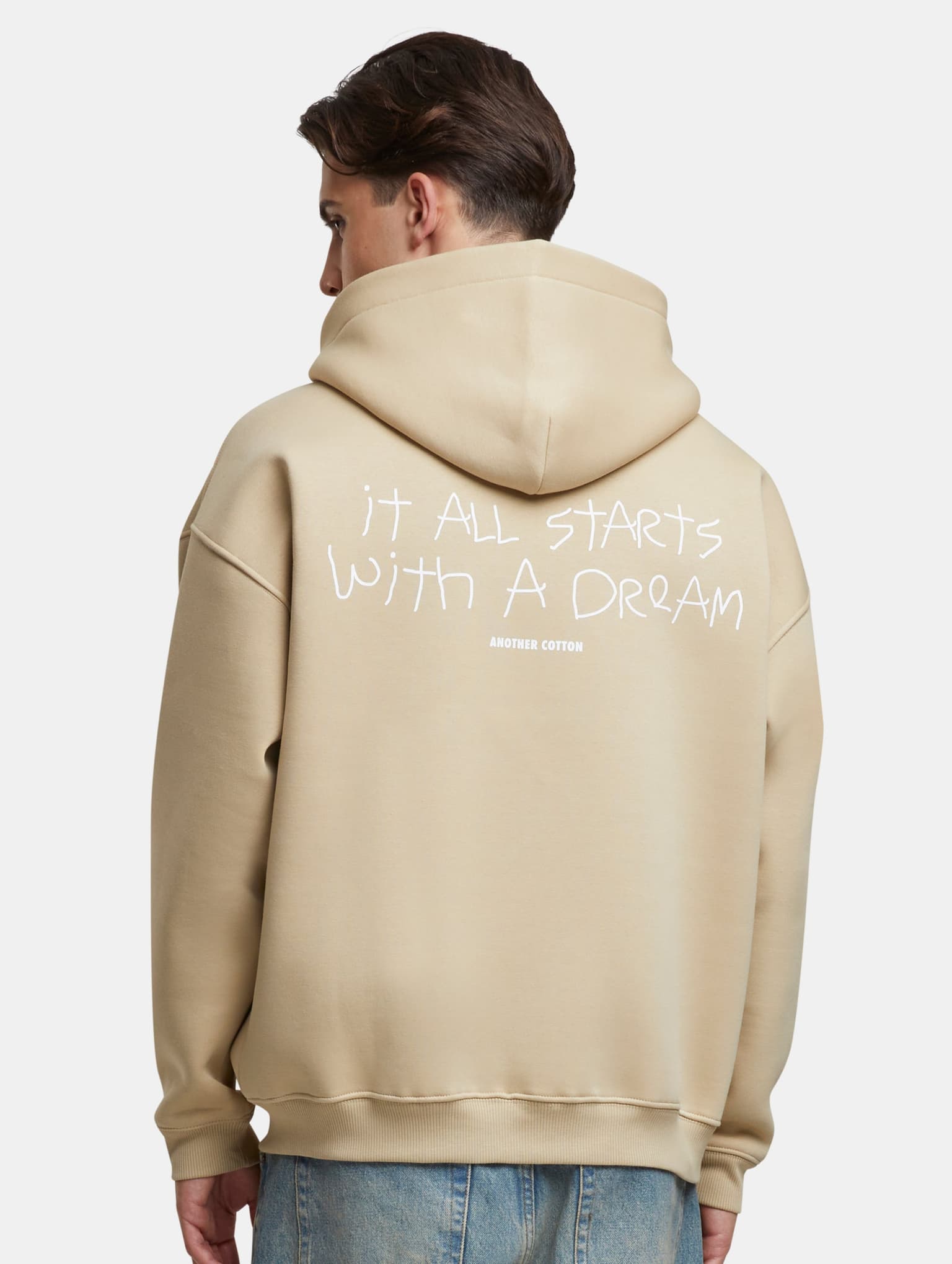 Another Cotton Lab It All Starts With A Dream Oversize Zip Hoodie – Bild 2