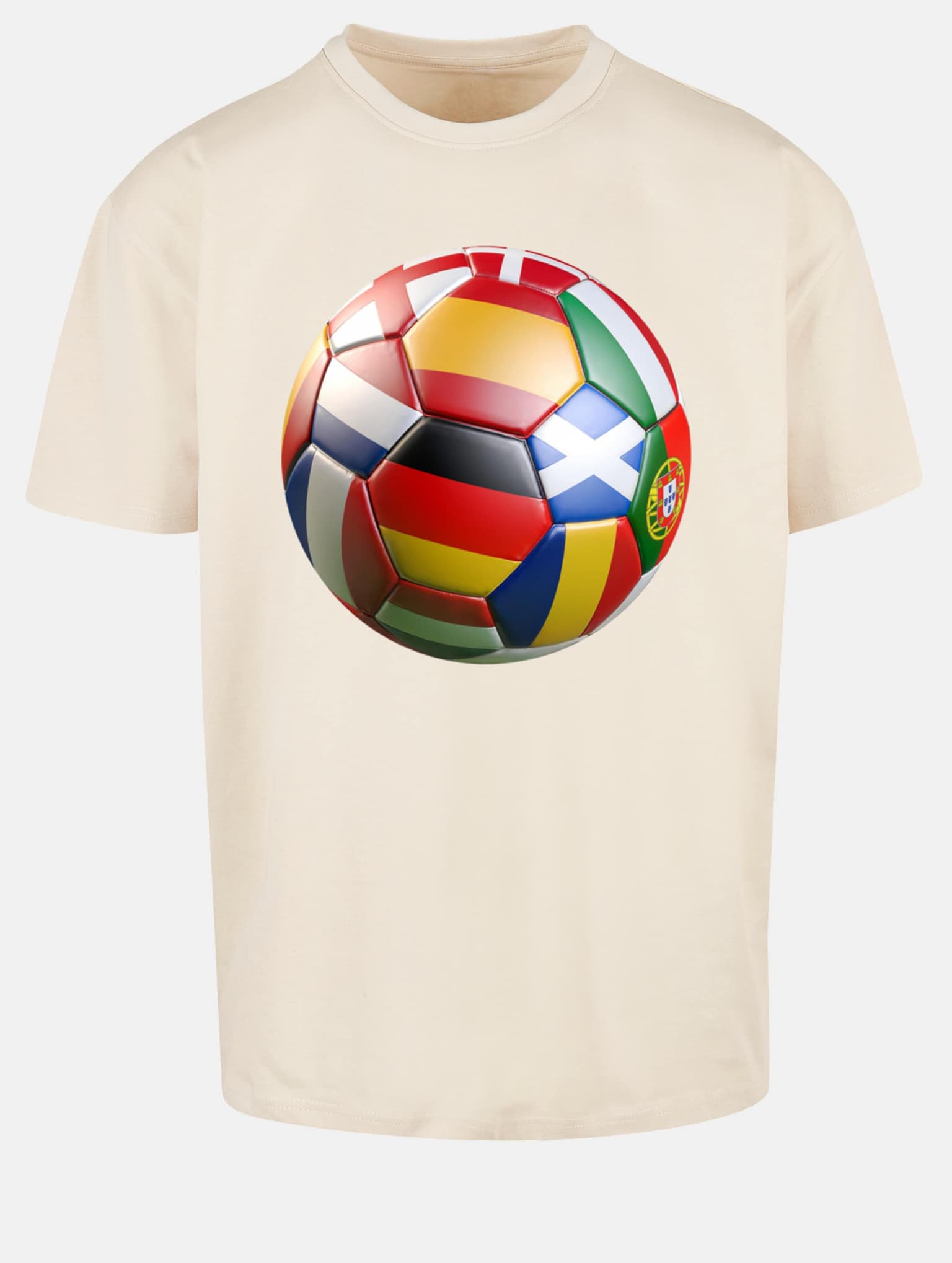 Mister Tee Upscale Football's Coming Home Europe Tour Oversize – Bild 3