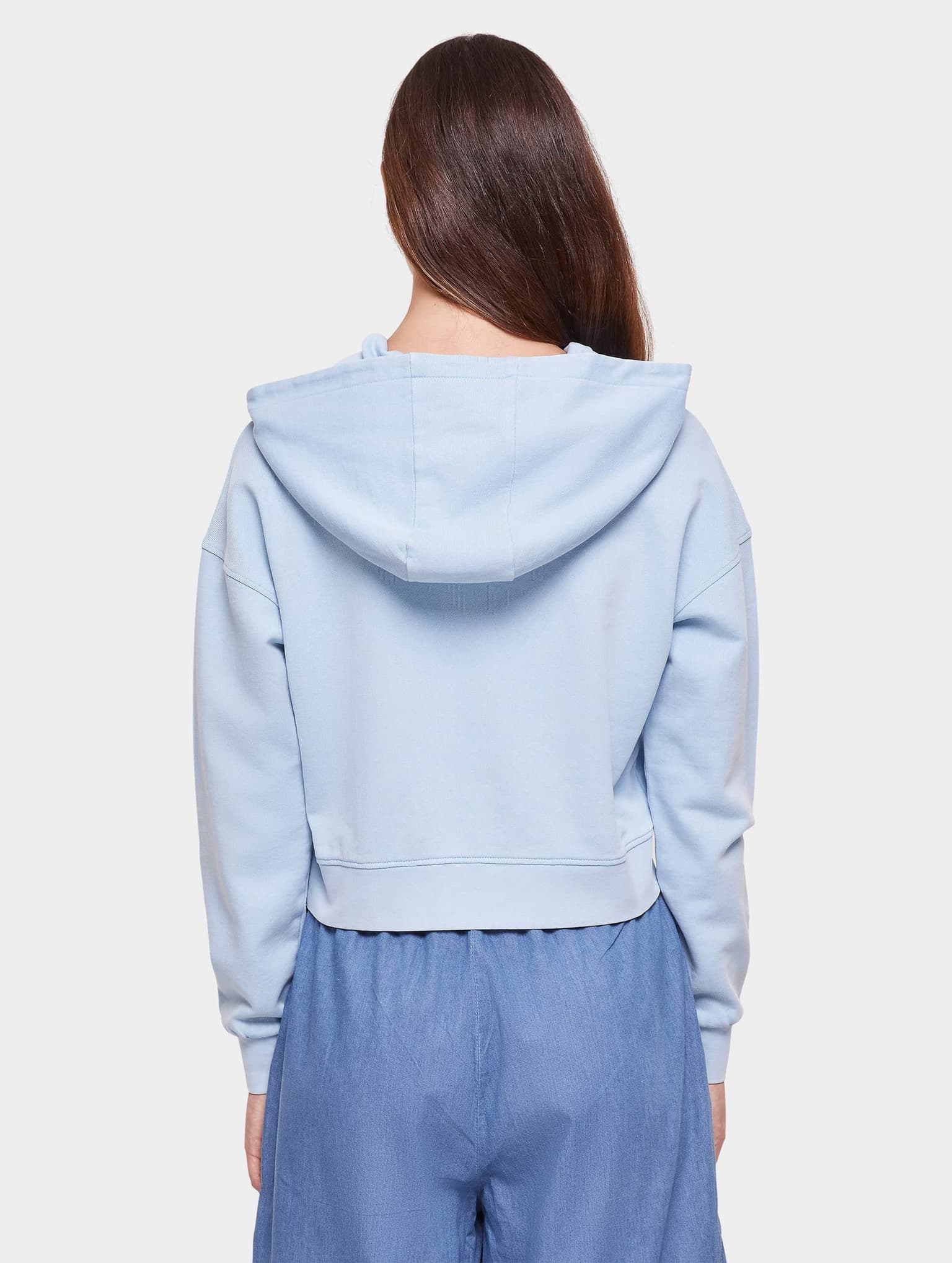 Urban Classics Ladies Short Flower Embroidery Terry Hoody – Bild 2