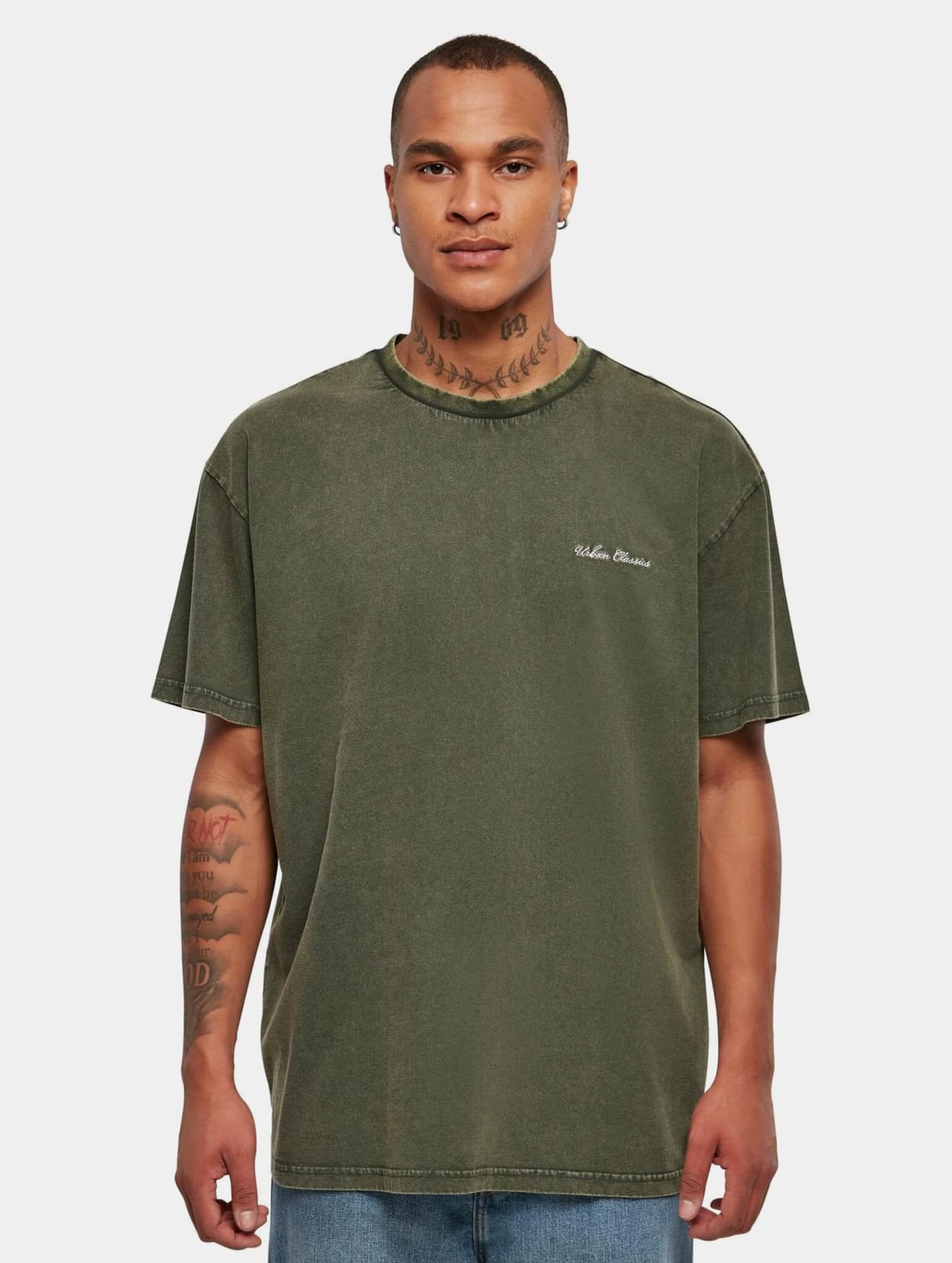 Urban Classics Oversized Small Embroidery Tee