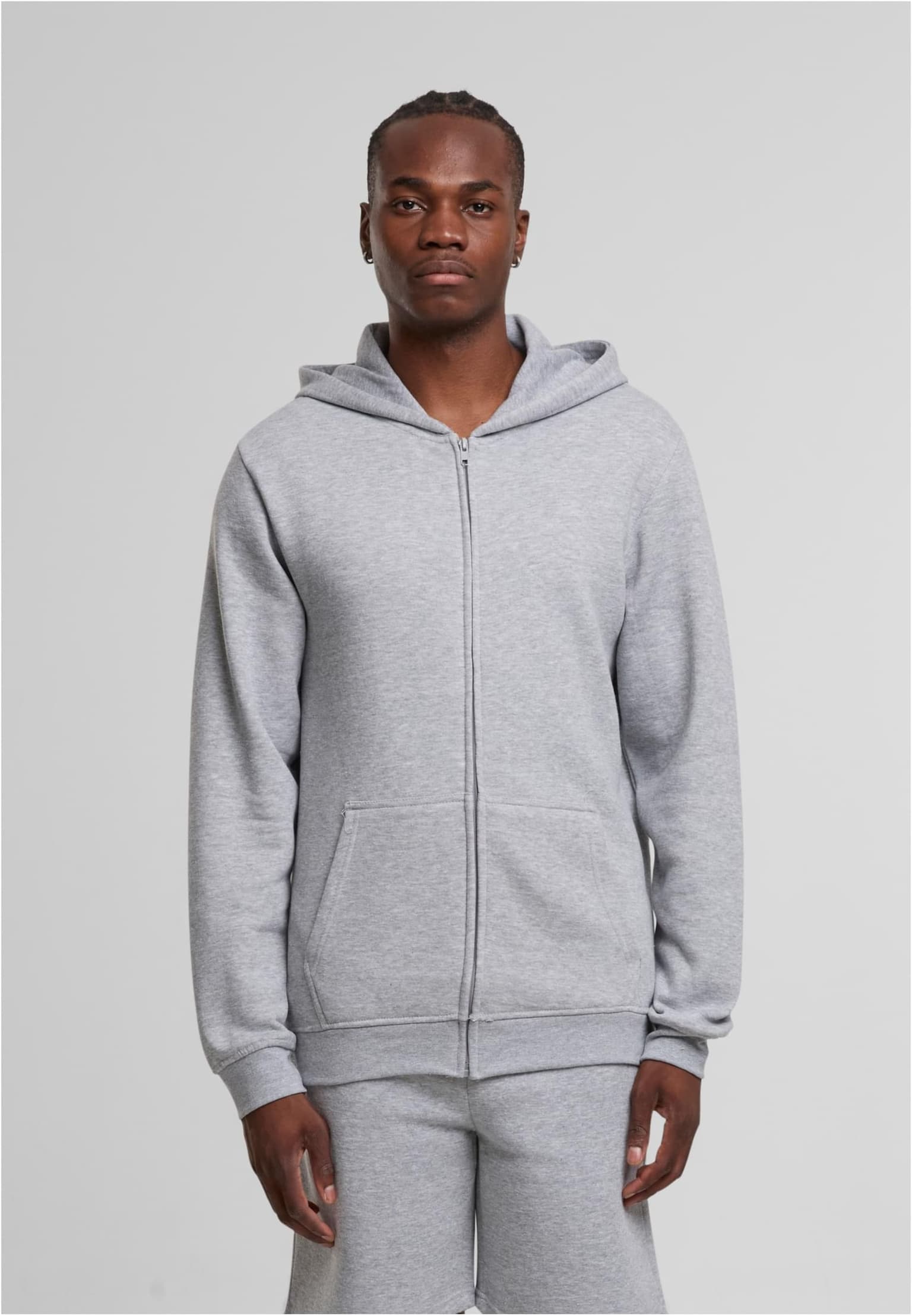 Urban Classics Basic Essential Zip Hoody – Bild 3