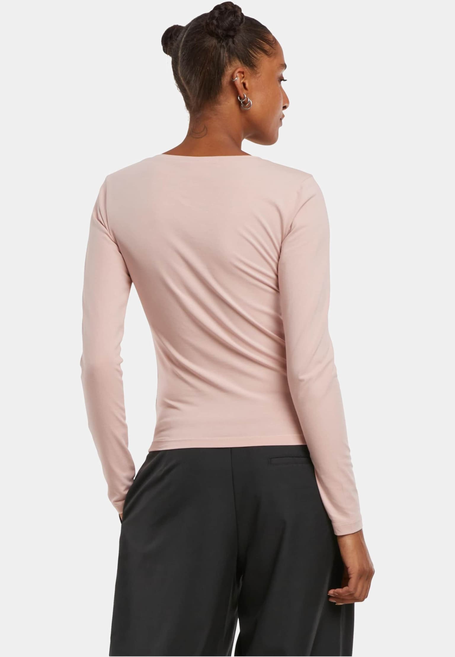 Urban Classics Ladies Basic Super Slim Longsleeve – Bild 2