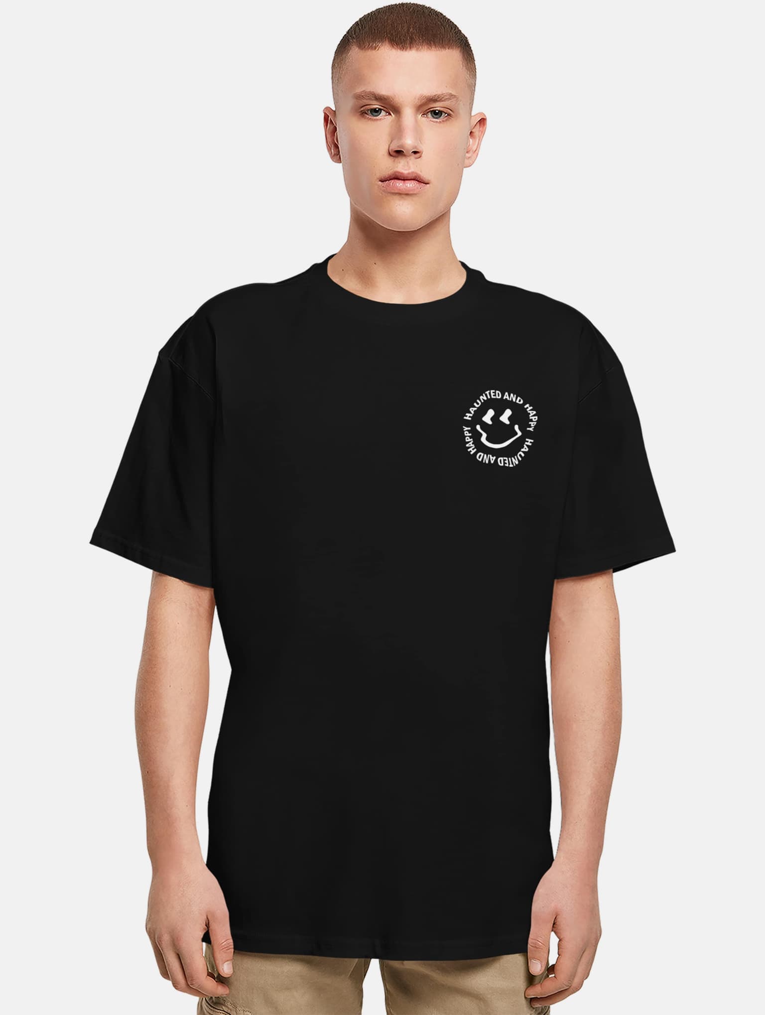 Merchcode Halloween - Haunted and Happy Tee