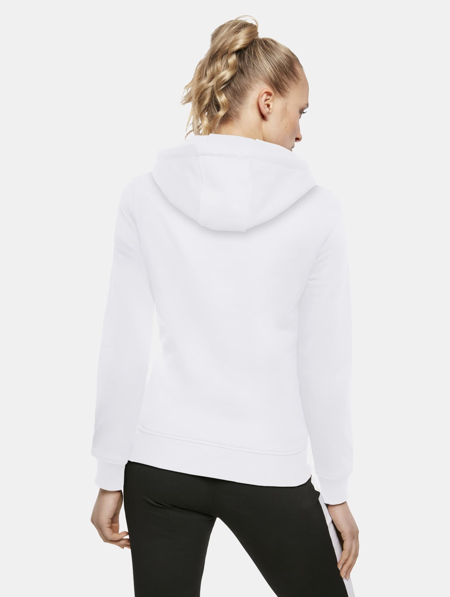 Merchcode Ladies Peace - Scribble Hand Heart White Hoody – Bild 2