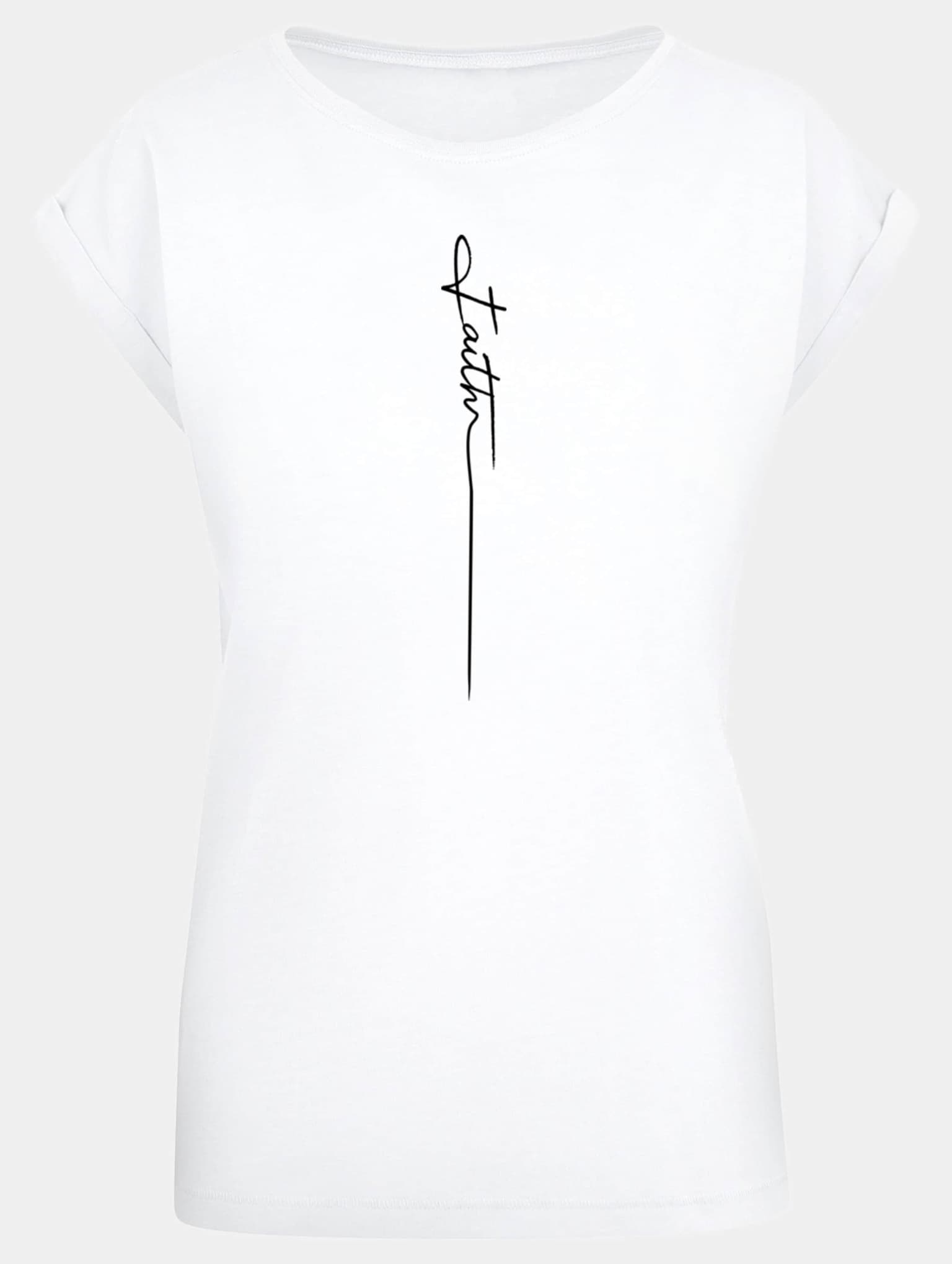Merchcode Ladies Faith Extended Shoulder Tee – Bild 3