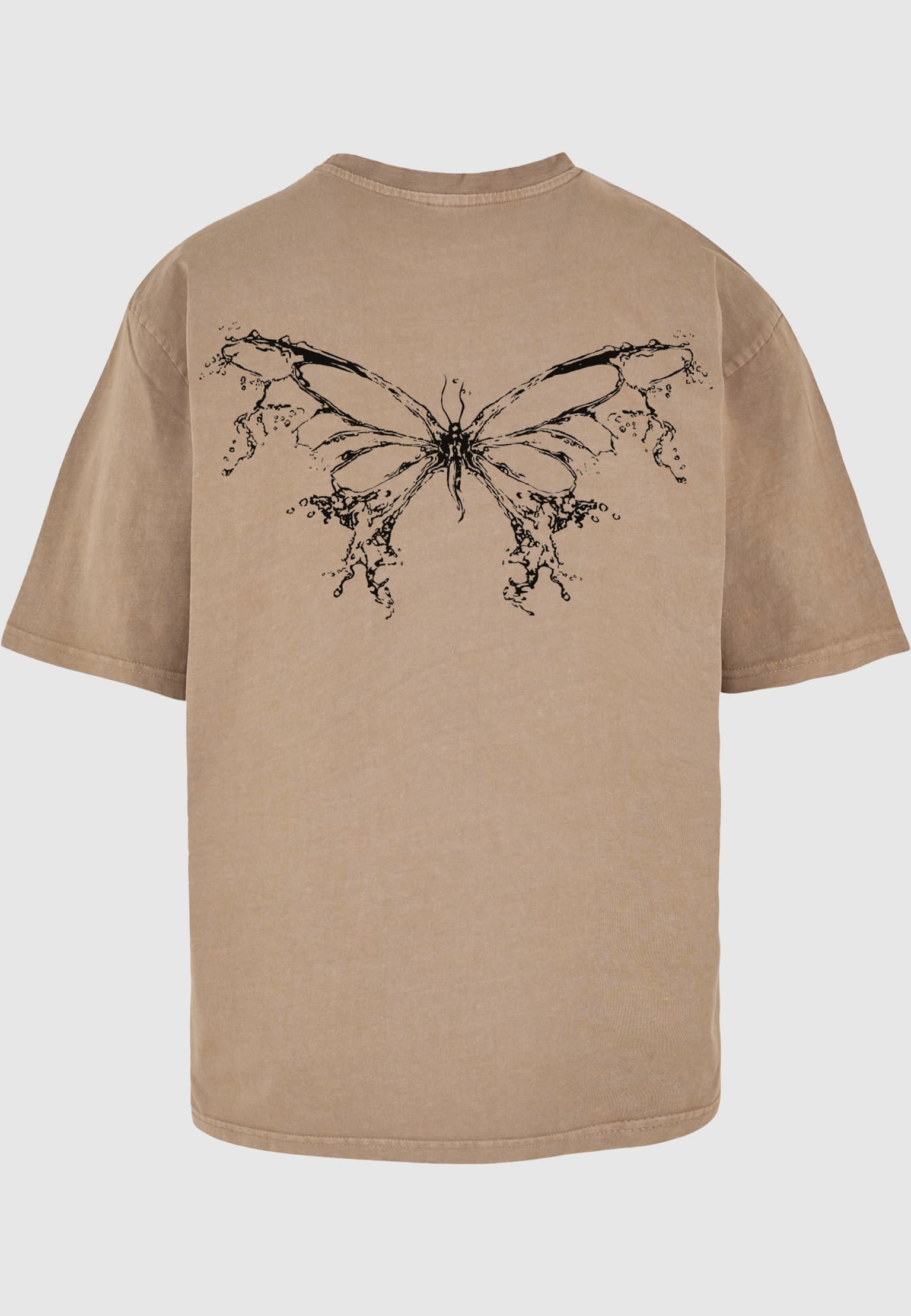 Lost Youth LY ACID WASHED TEE - BUTTERFLY V.3 – Bild 4