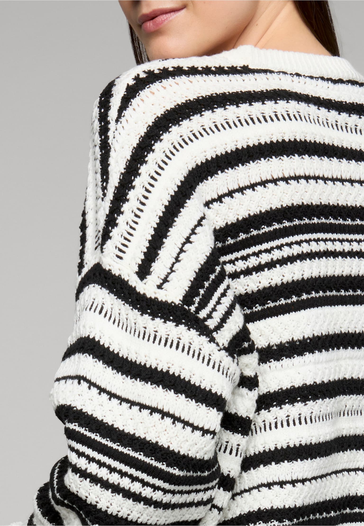Noisy May NMZOBIYA L/S O-NECK KNIT FWD – Bild 3
