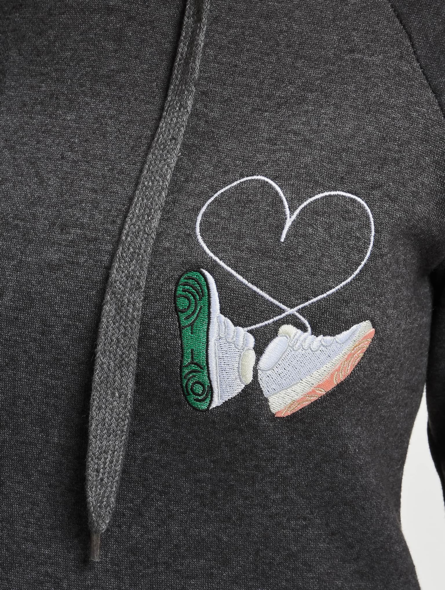 Mister Tee Damen Ladies Kicks Love EMB Hoody – Bild 4