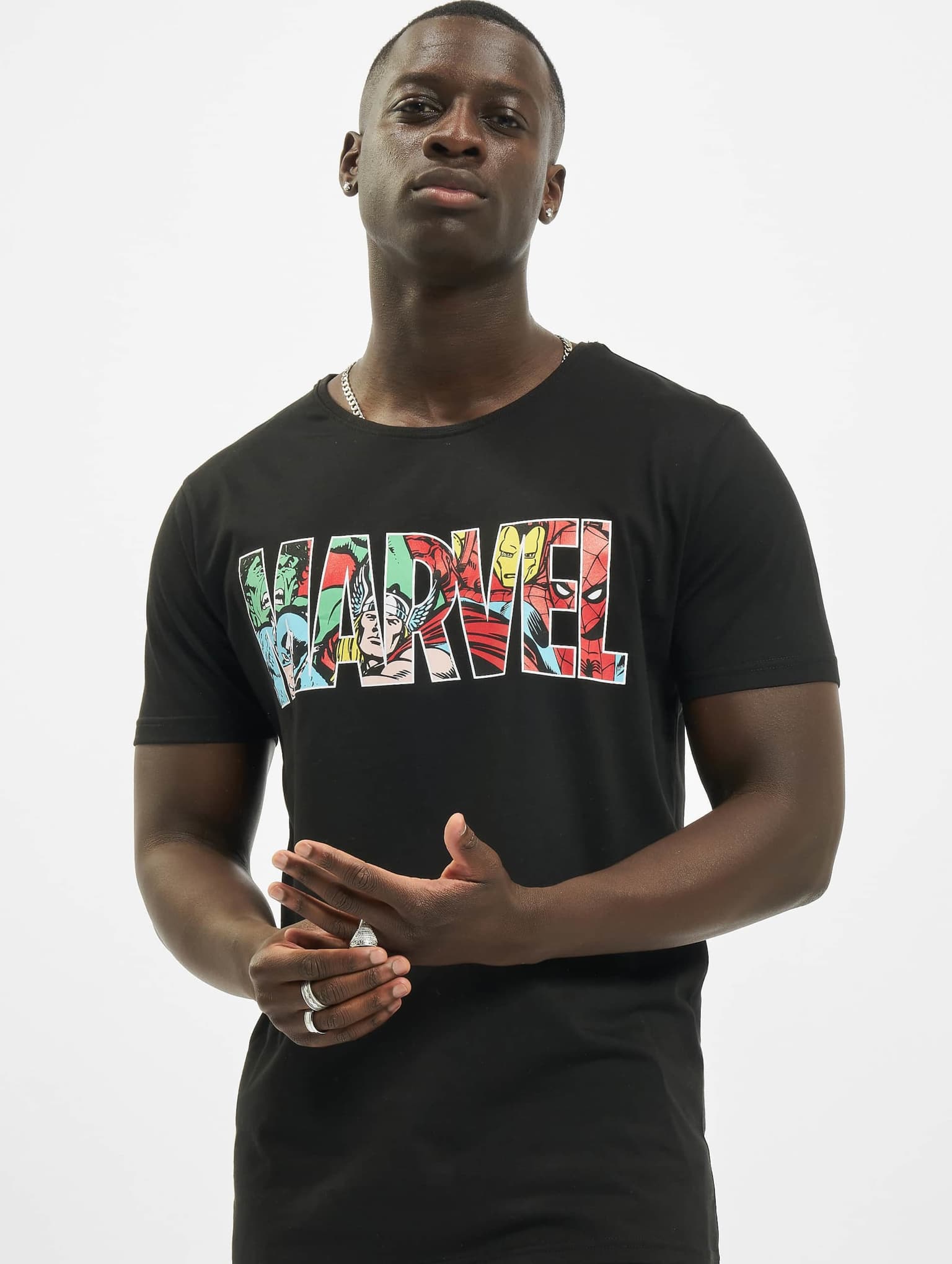 Merchcode Marvel Logo Character Tee