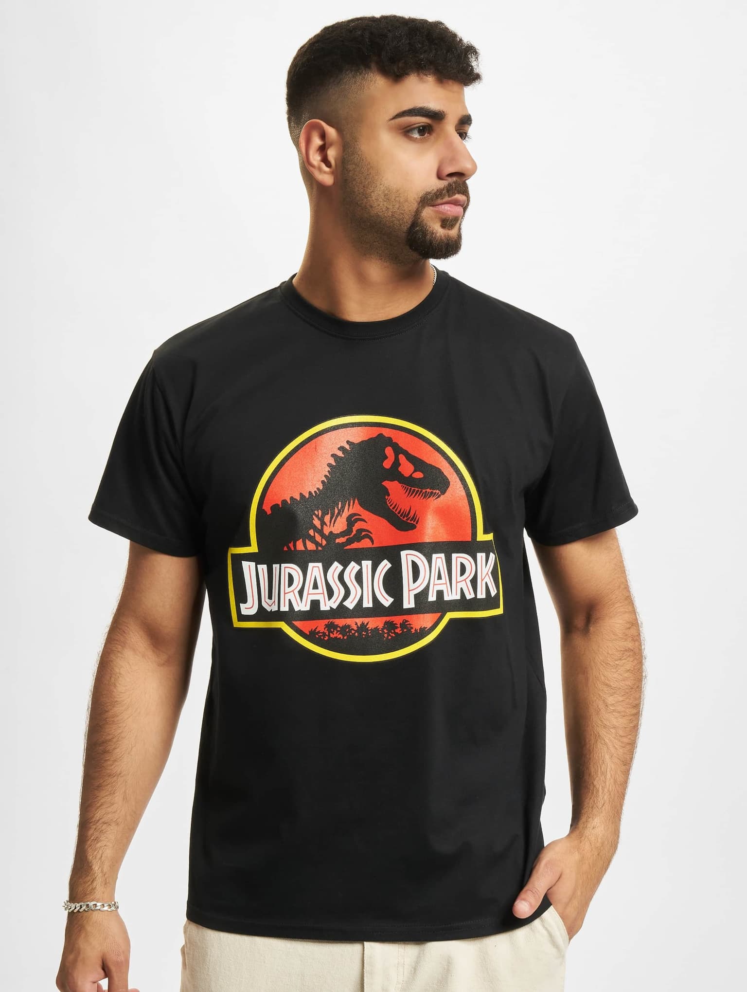 Merchcode Jurassic Park Logo Tee – Bild 3