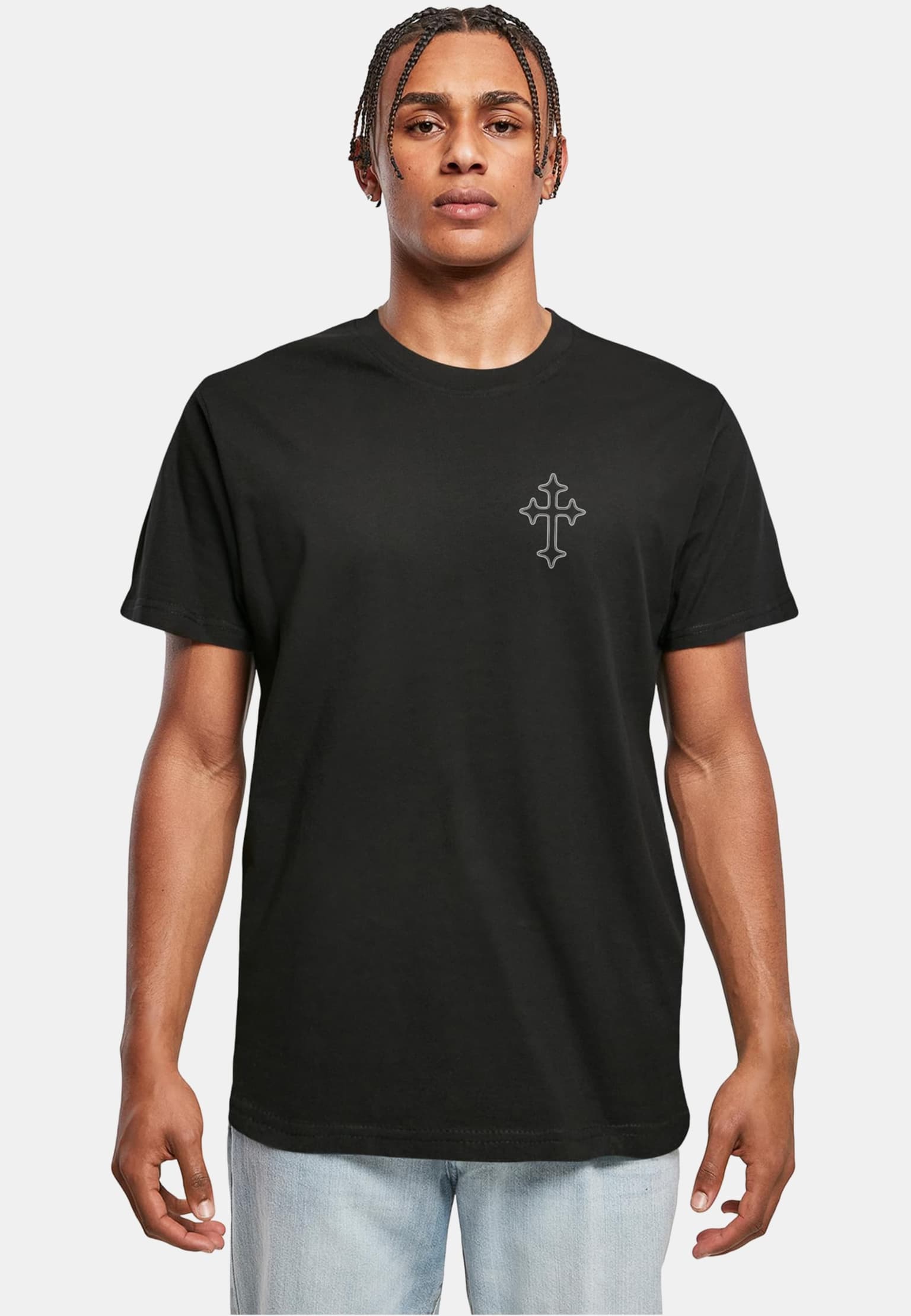 Mister Tee Memento Mori Oneline Cross