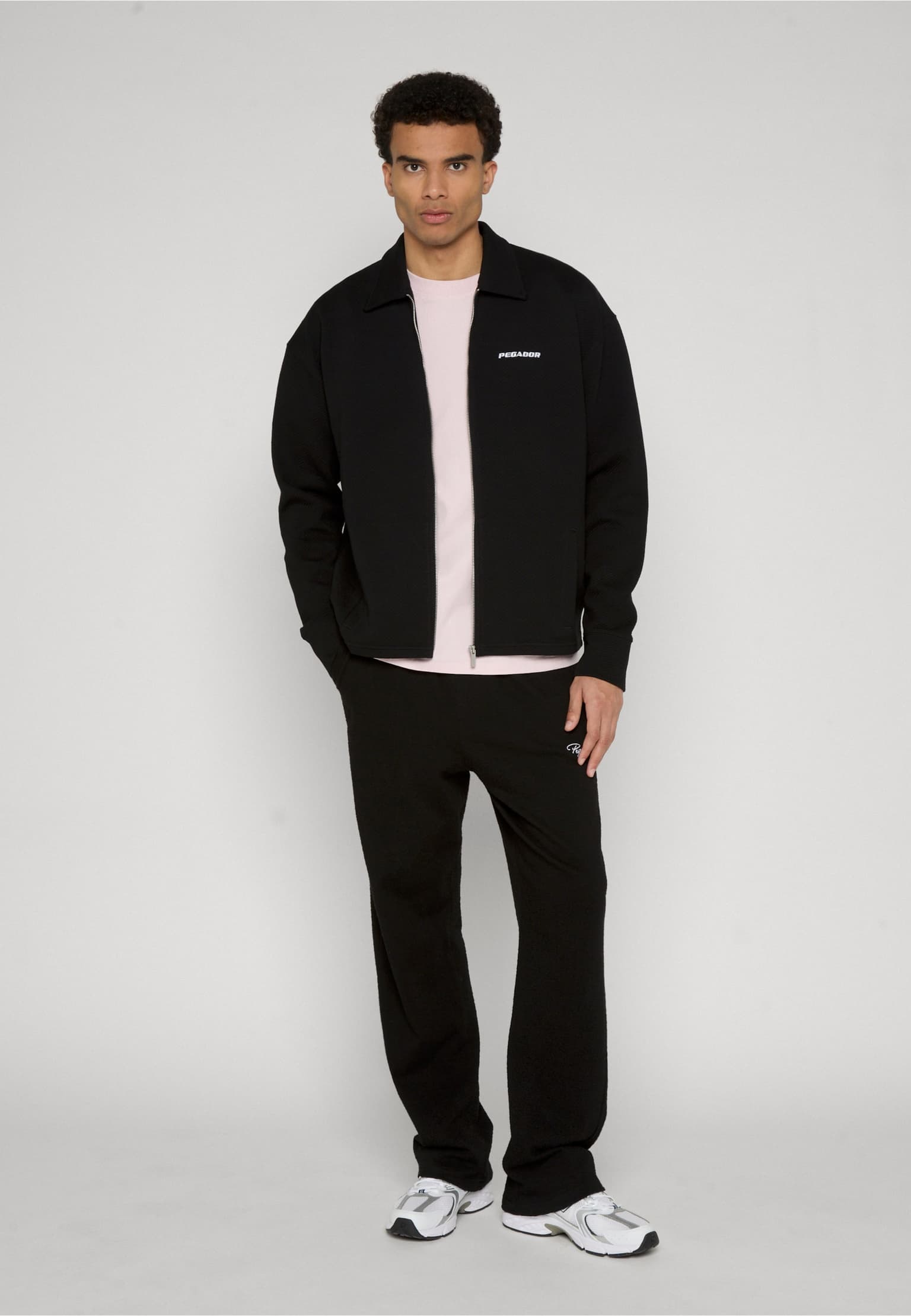 PEGADOR Tate Structured Zip Up Overshirt – Bild 3