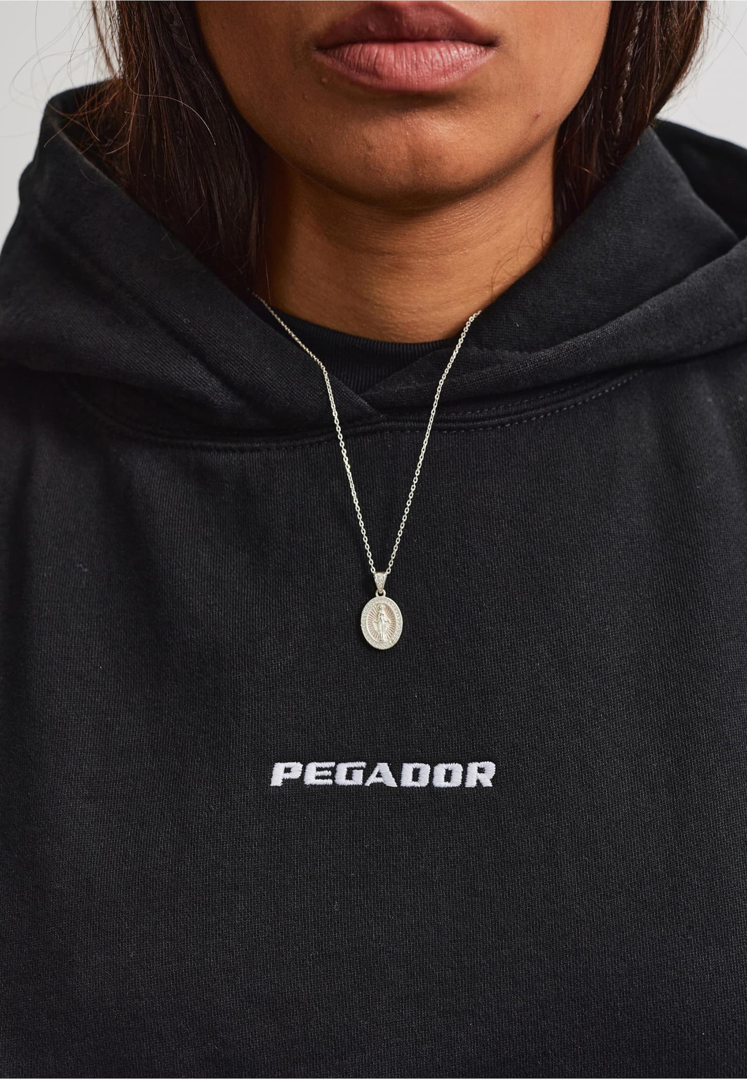 PEGADOR Clarita Logo Oversized Hoodie – Bild 4