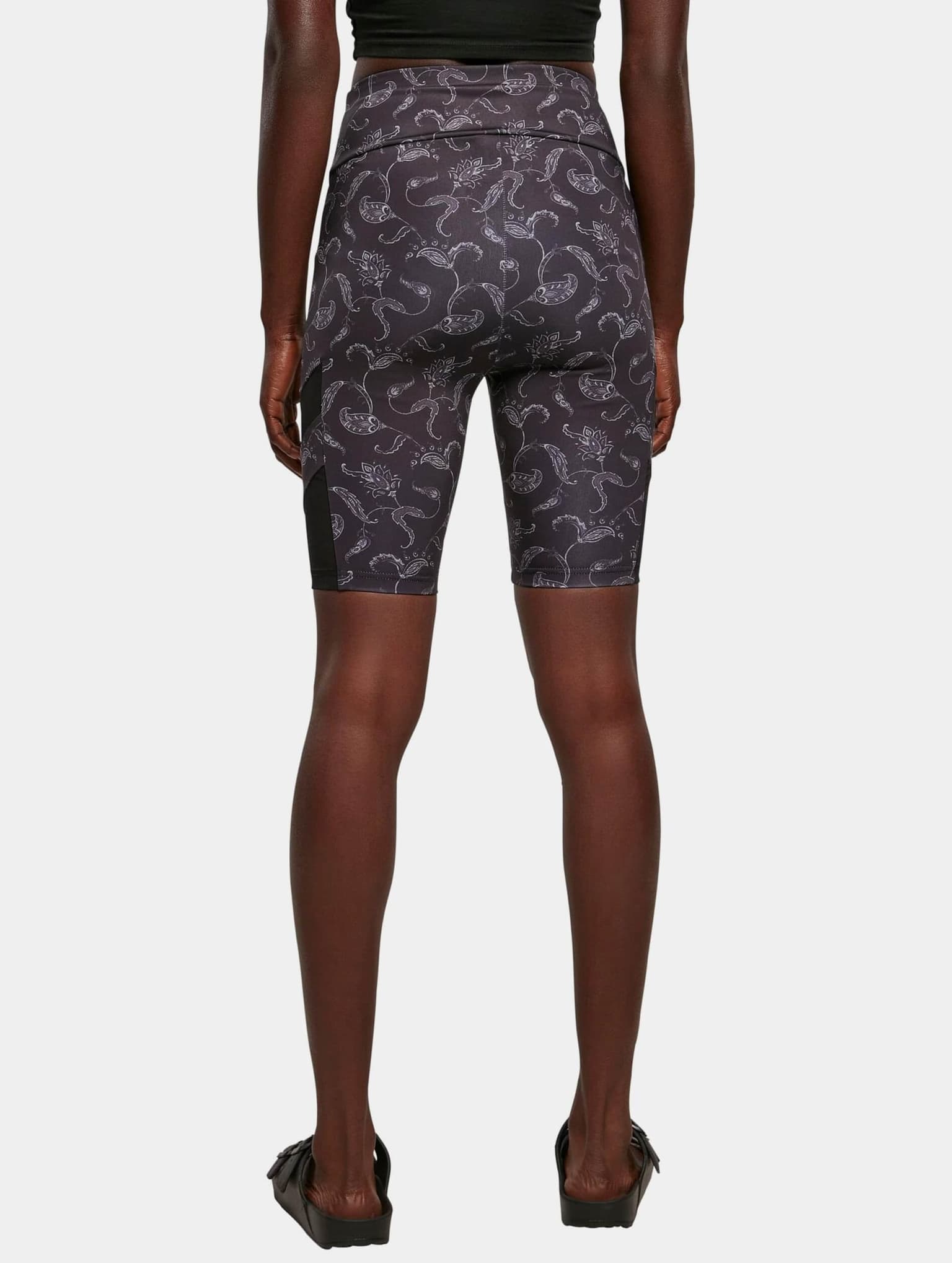 Urban Classics Ladies High Waist Tech Mesh AOP Cycle Short – Bild 2