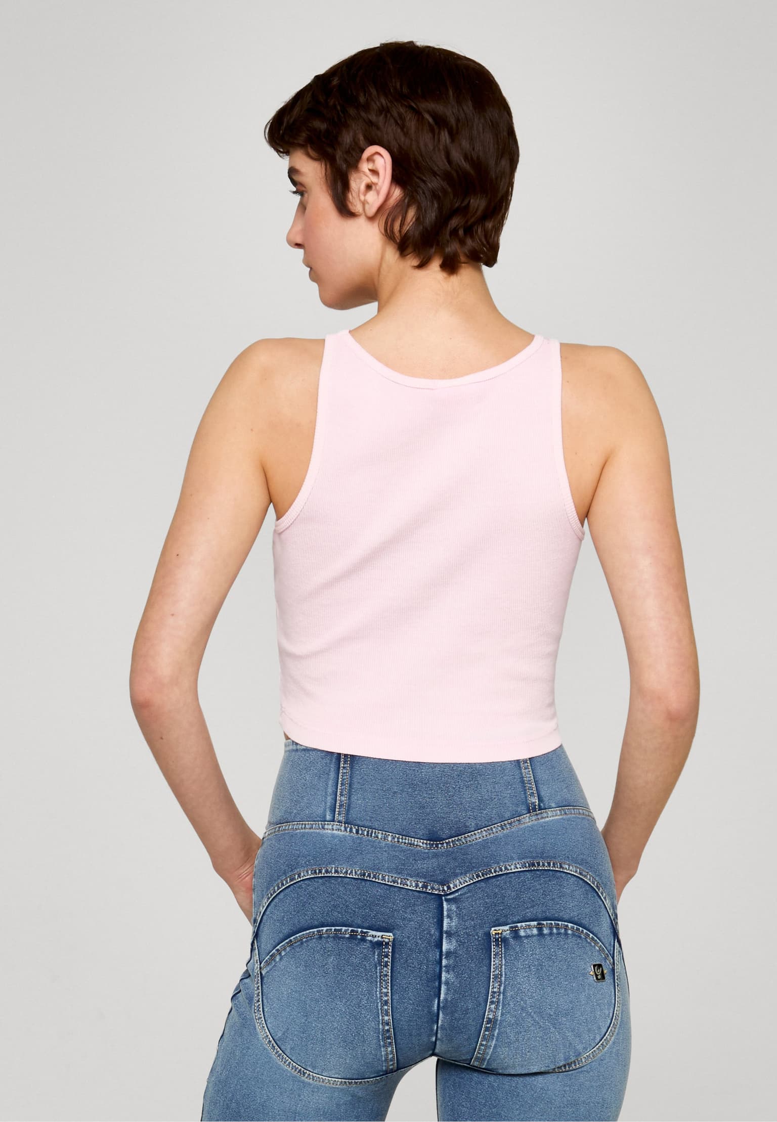 Urban Classics Ladies Washed Rib Jersey Cropped Top 2Pack – Bild 3