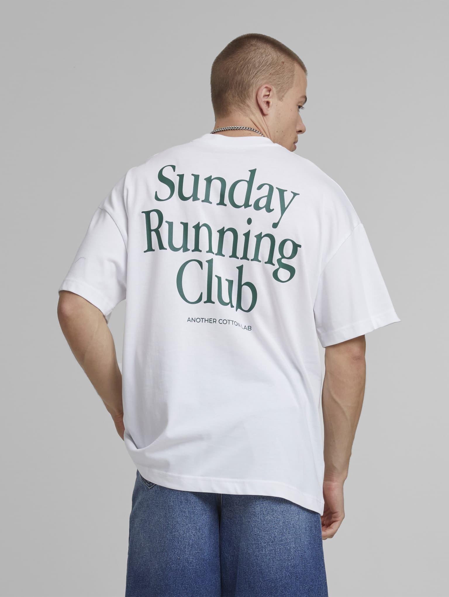 Another Cotton Lab Sunday Running Club Oversized T-Shirt – Bild 2