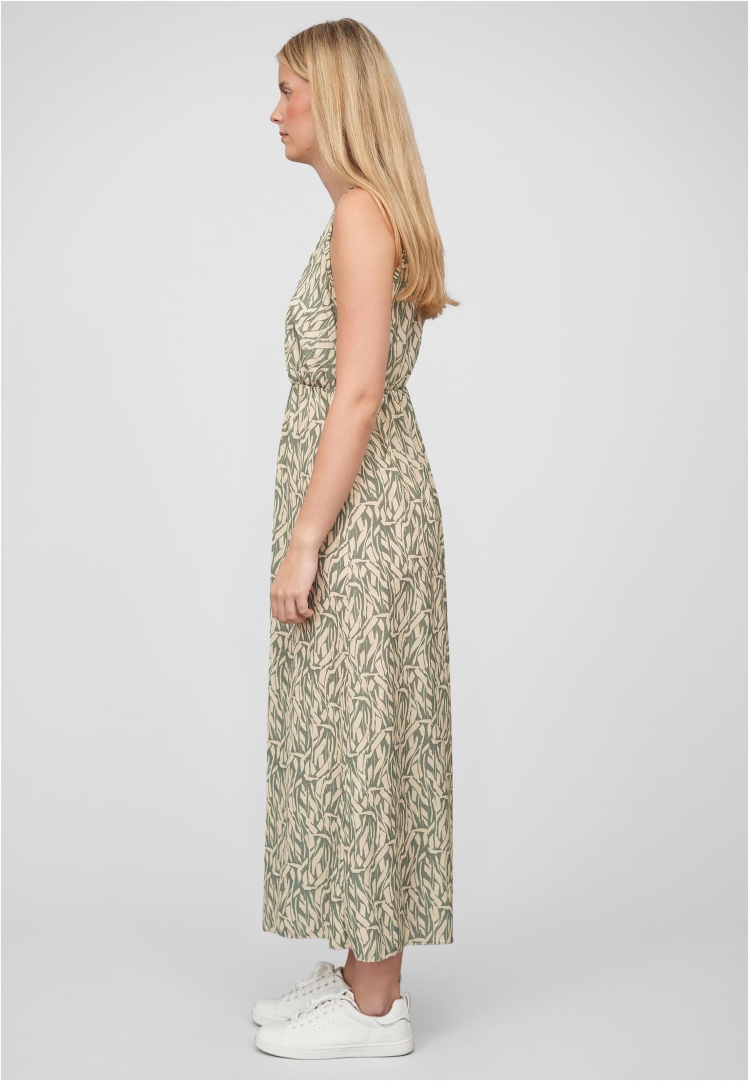 Cloud5ive Damen Maxi Kleid in Wickeloptik mit All Over Print – Bild 4