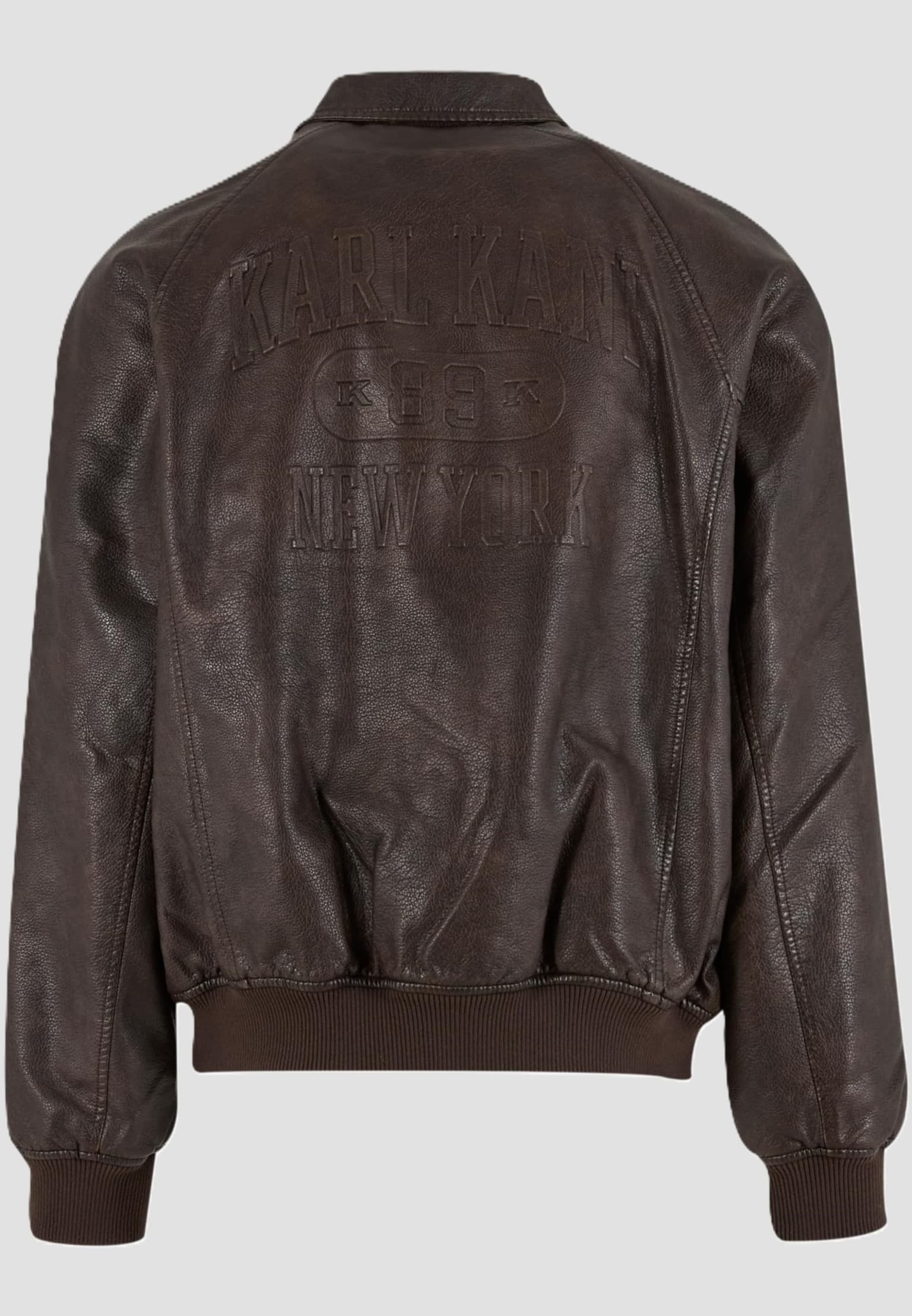 Karl Kani Signature PU Leather Bomber Jacket – Bild 4