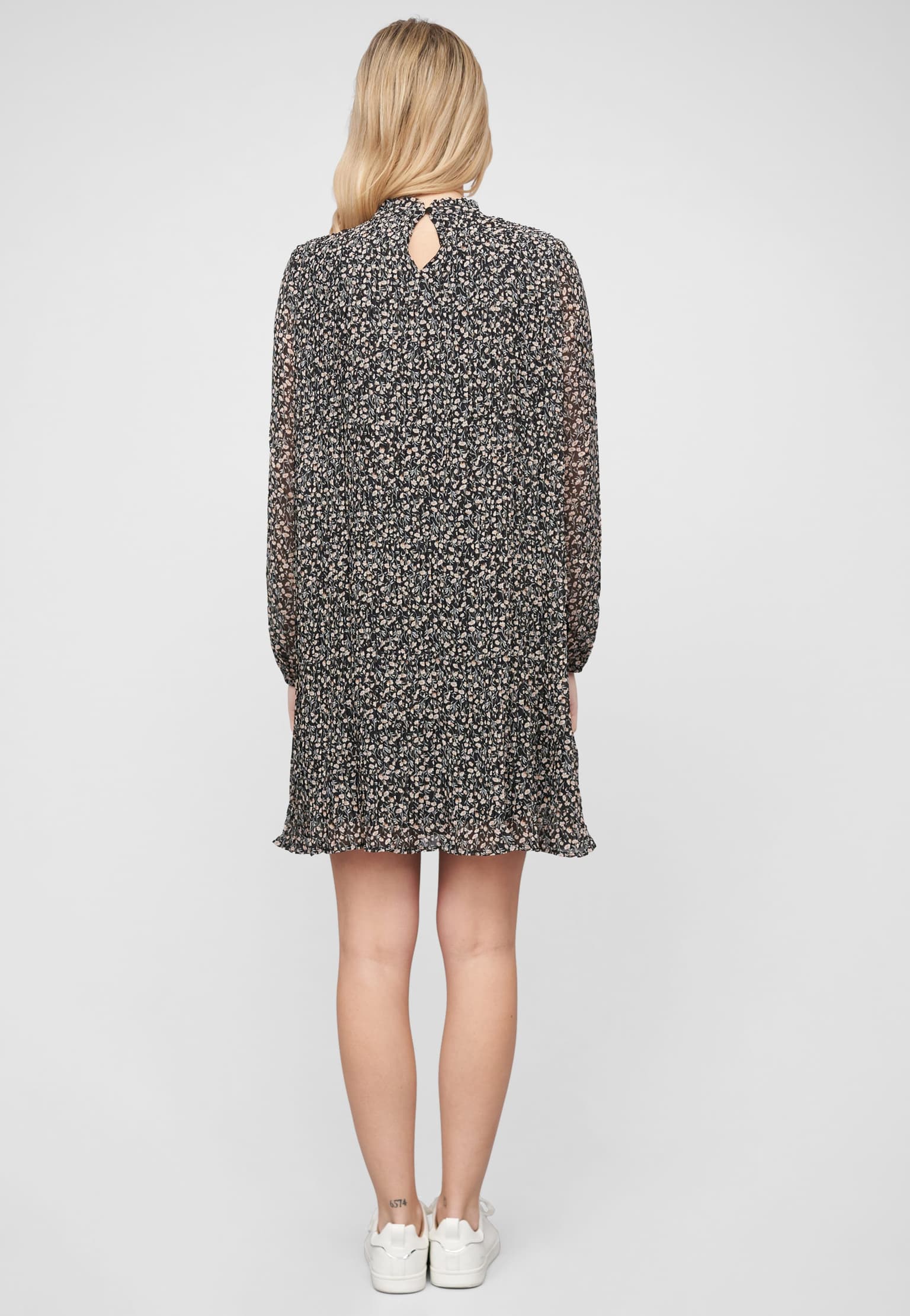 VILA VICERSIA L/S PLISSE MIDI DRESS – Bild 2