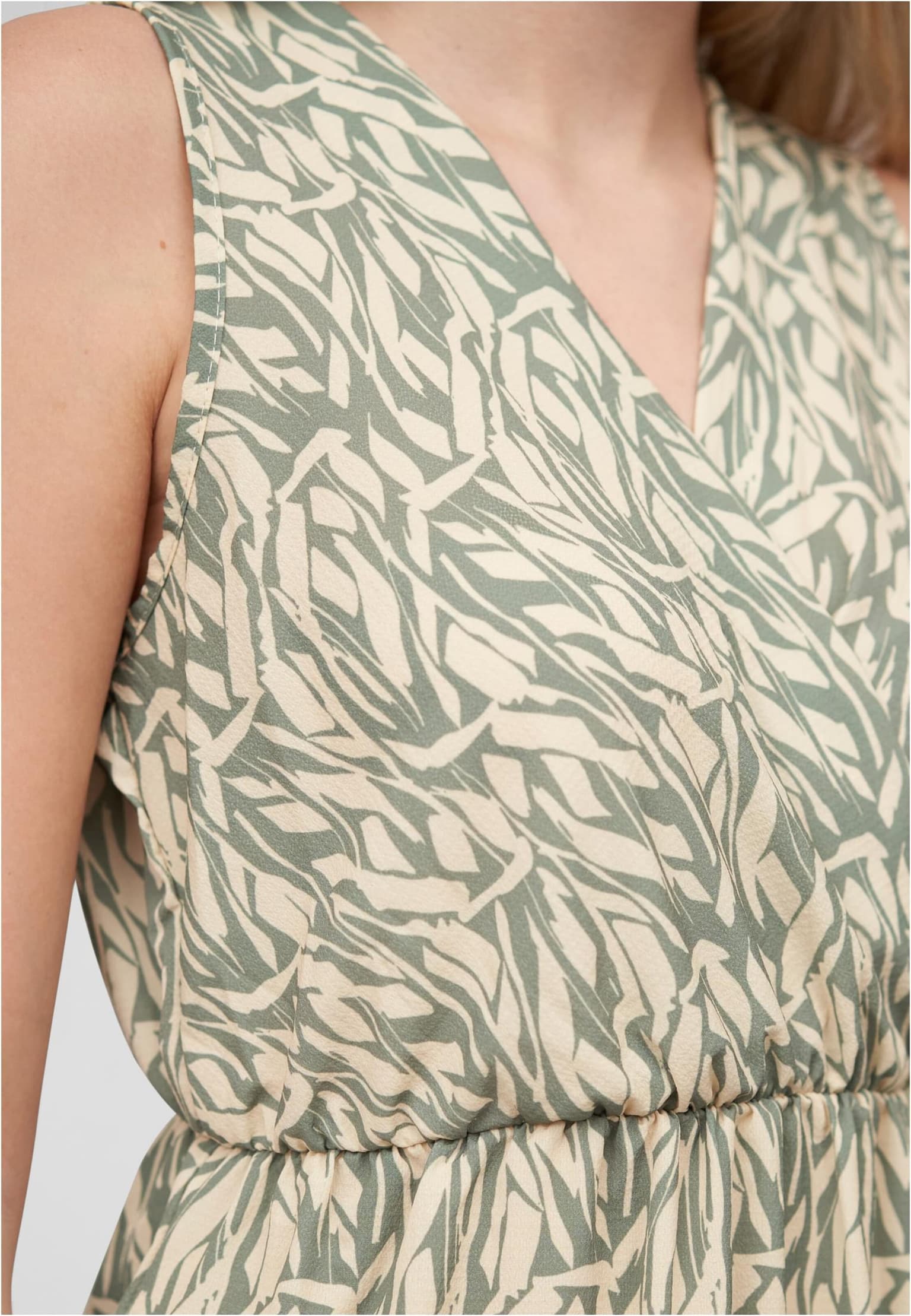 Cloud5ive Damen Maxi Kleid in Wickeloptik mit All Over Print – Bild 3